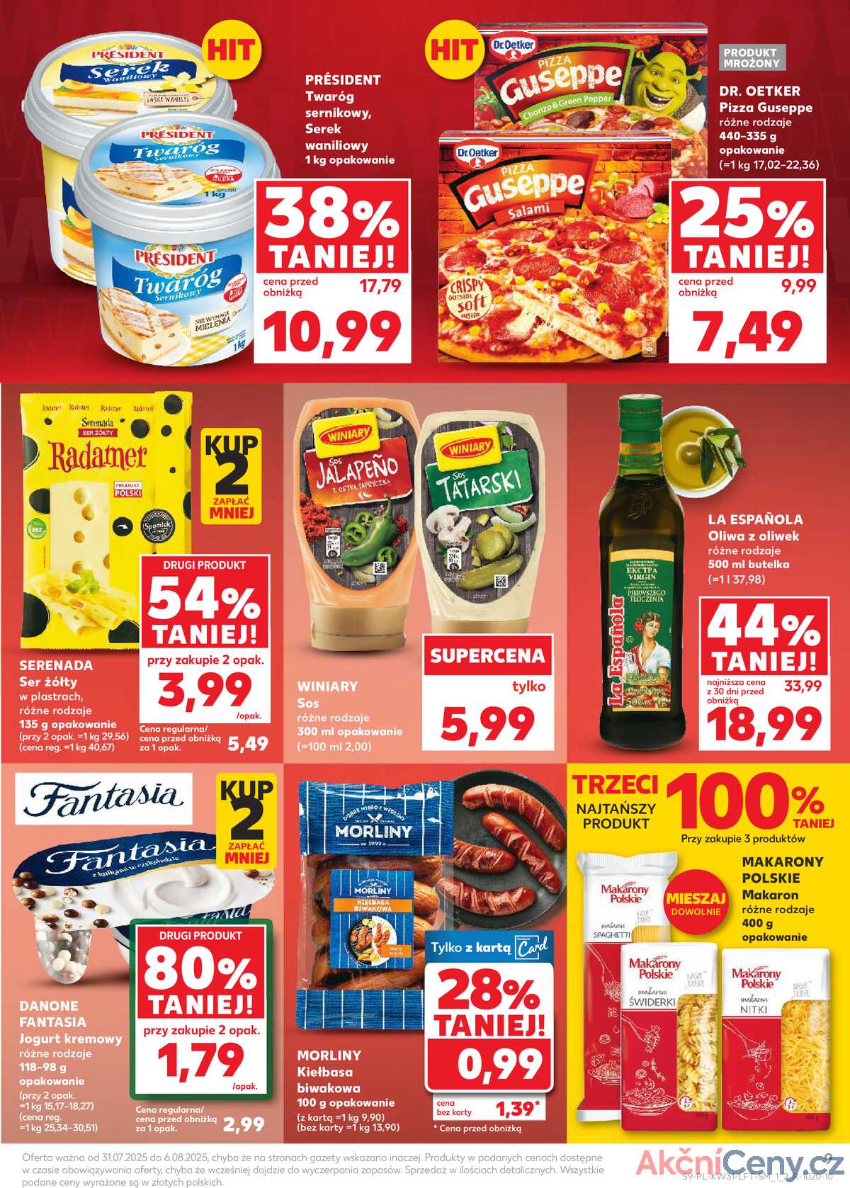 Leták Kaufland Polsko 31.7.-6.8.2025 - Noviny týdne strana 9