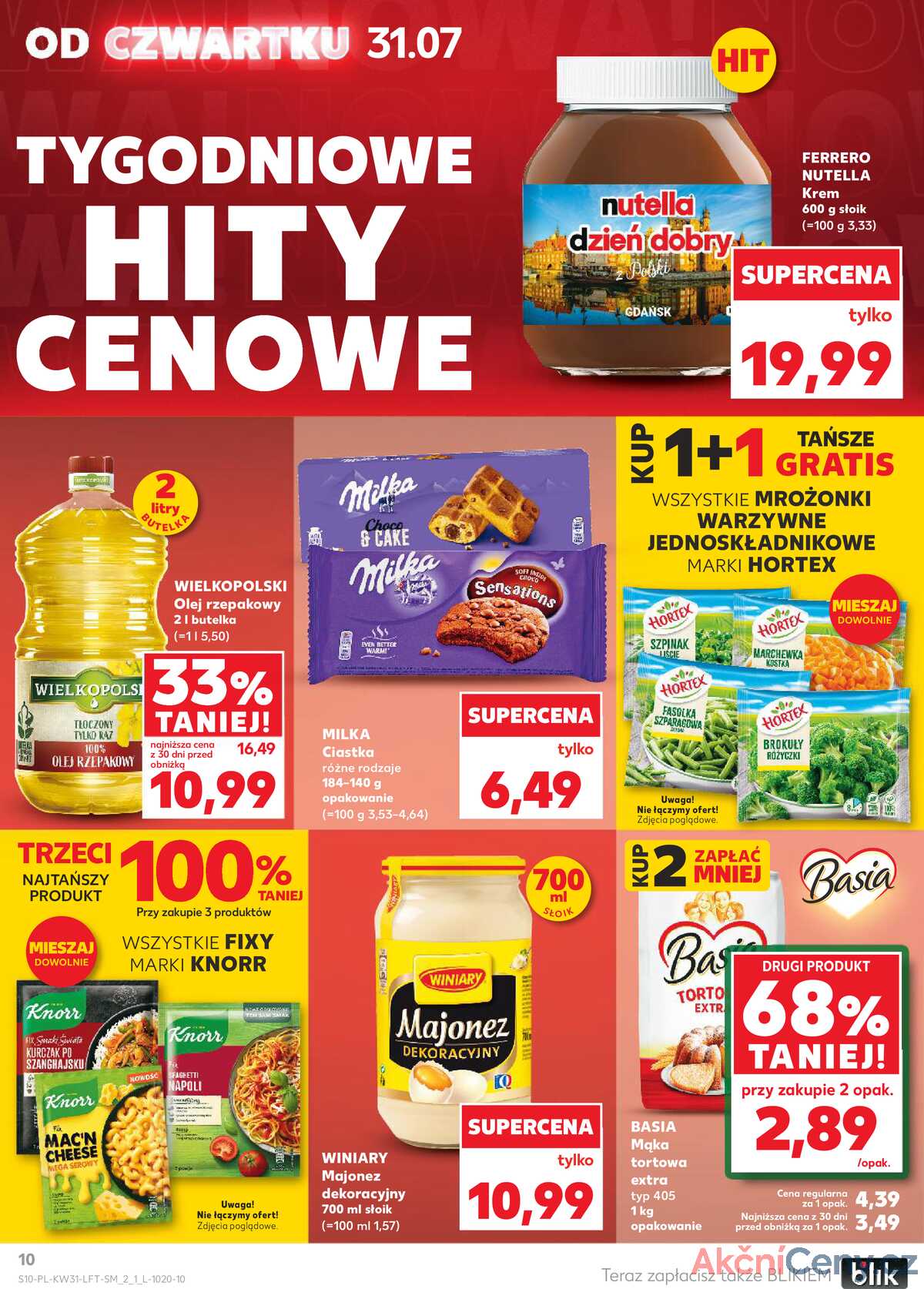 Leták Kaufland Polsko 31.7.-6.8.2025 - Noviny týdne strana 10