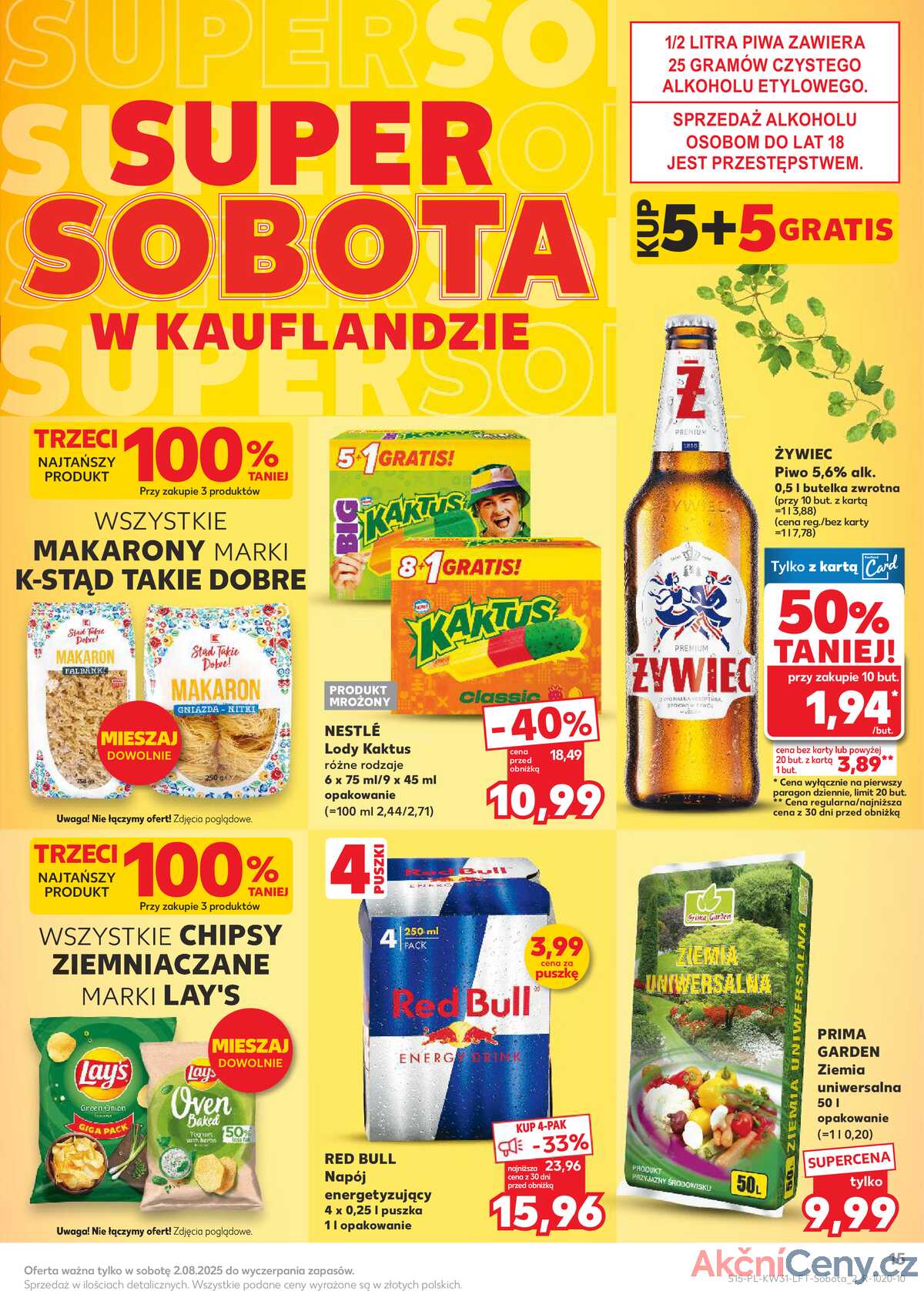 Leták Kaufland Polsko 31.7.-6.8.2025 - Noviny týdne strana 15