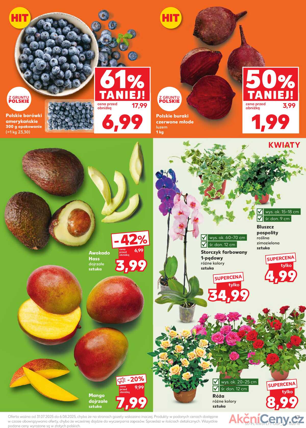 Leták Kaufland Polsko 31.7.-6.8.2025 - Noviny týdne strana 17