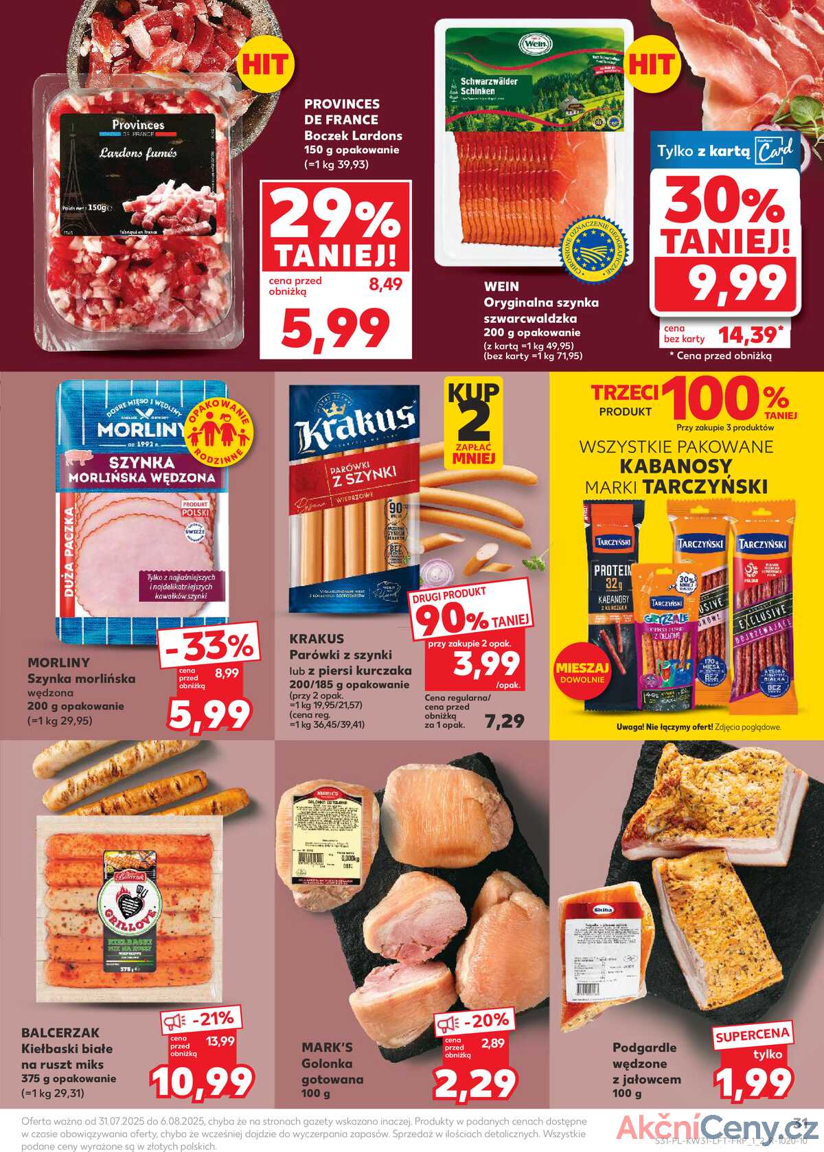 Leták Kaufland Polsko 31.7.-6.8.2025 - Noviny týdne strana 31