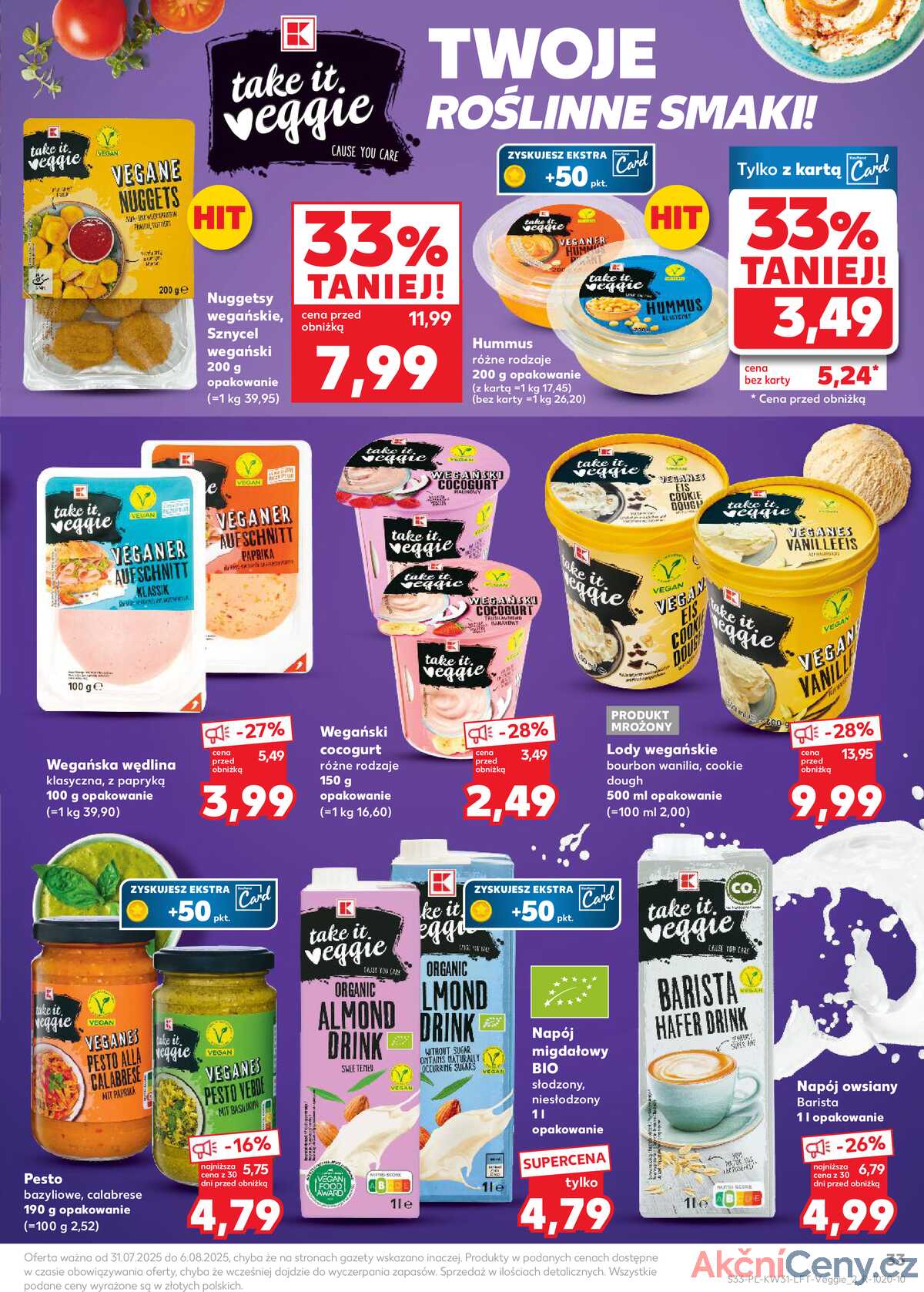 Leták Kaufland Polsko 31.7.-6.8.2025 - Noviny týdne strana 33