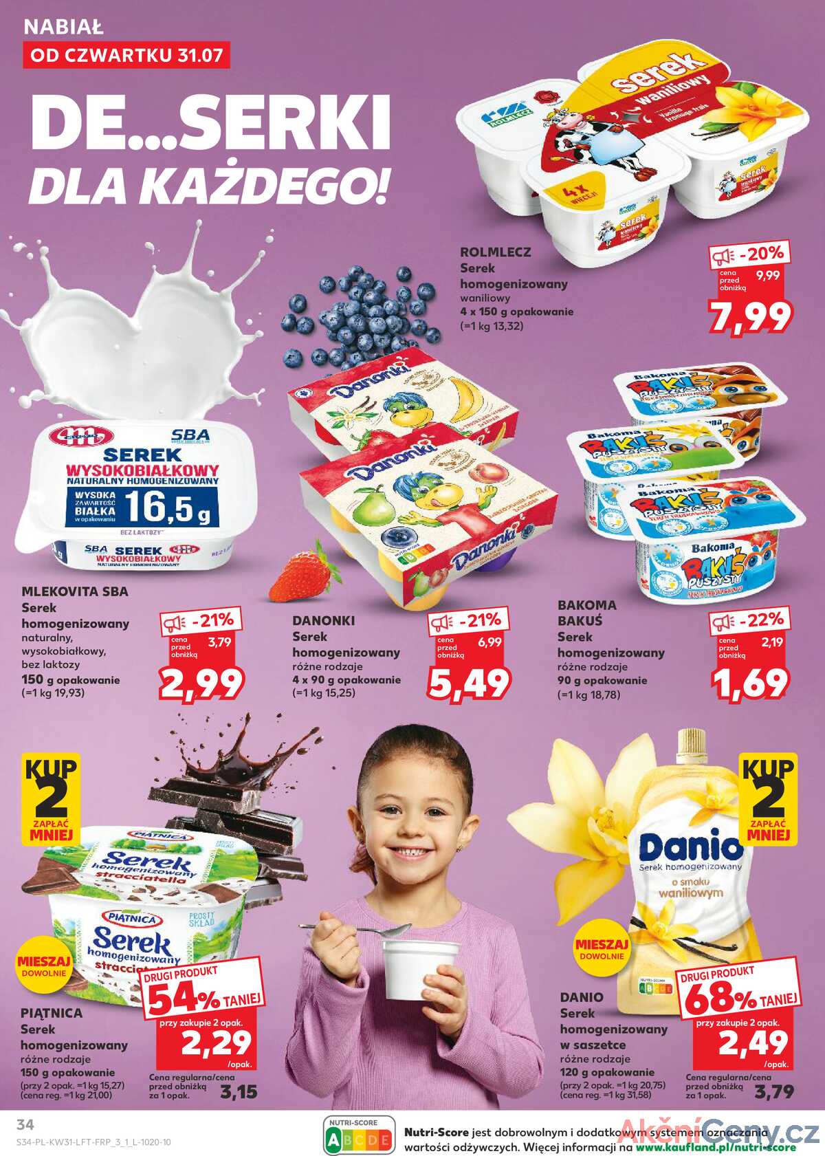 Leták Kaufland Polsko 31.7.-6.8.2025 - Noviny týdne strana 34