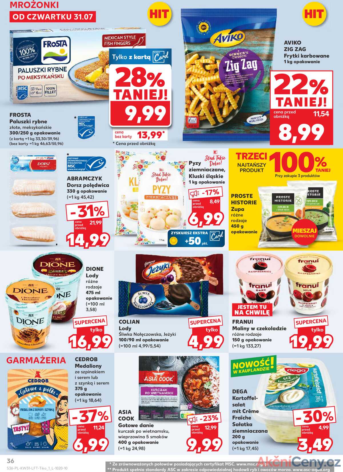 Leták Kaufland Polsko 31.7.-6.8.2025 - Noviny týdne strana 36