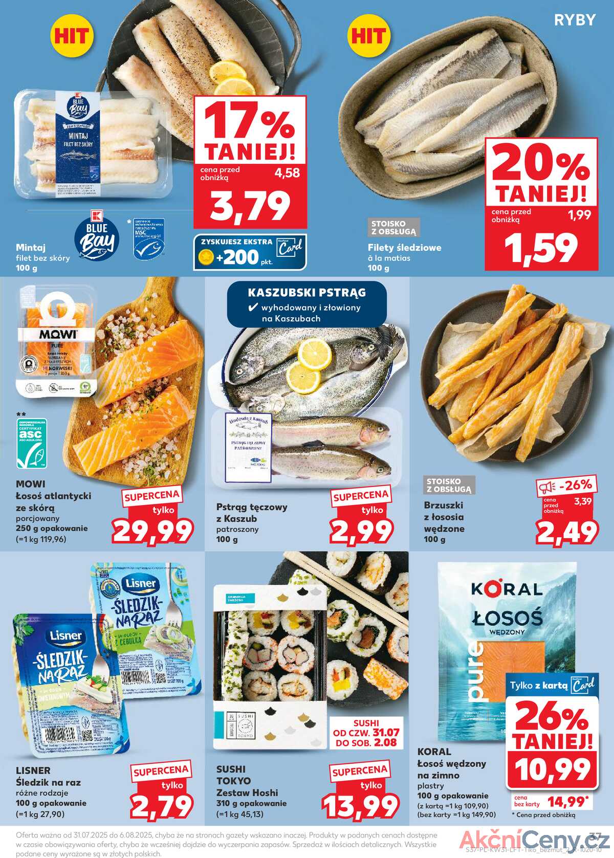 Leták Kaufland Polsko 31.7.-6.8.2025 - Noviny týdne strana 37