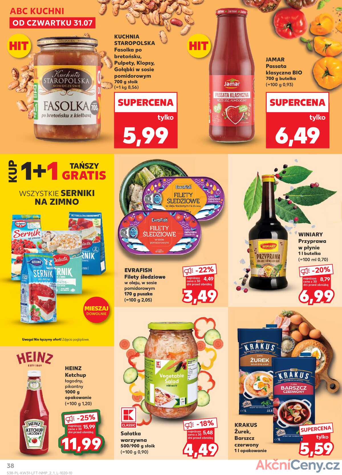 Leták Kaufland Polsko 31.7.-6.8.2025 - Noviny týdne strana 38