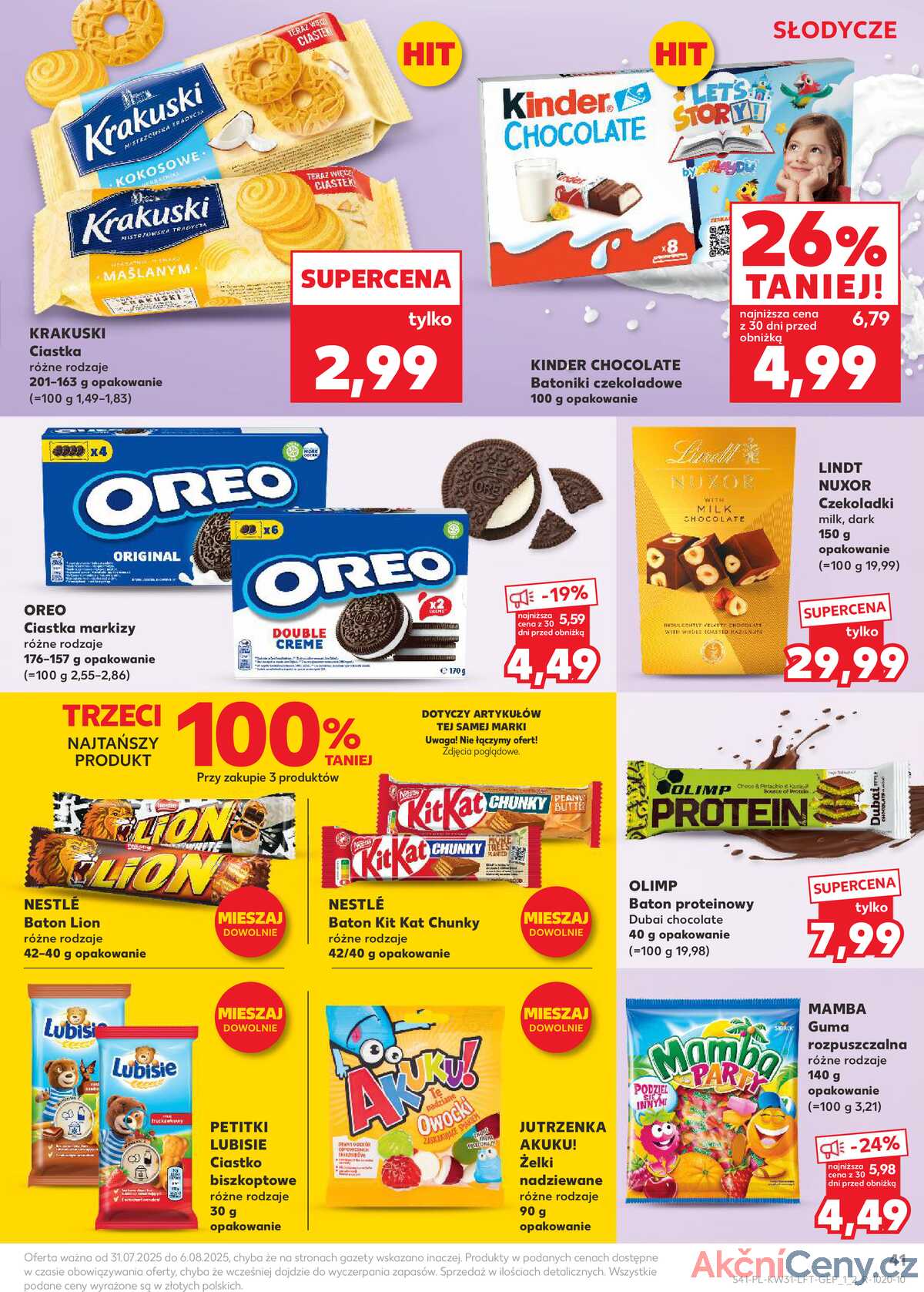 Leták Kaufland Polsko 31.7.-6.8.2025 - Noviny týdne strana 41