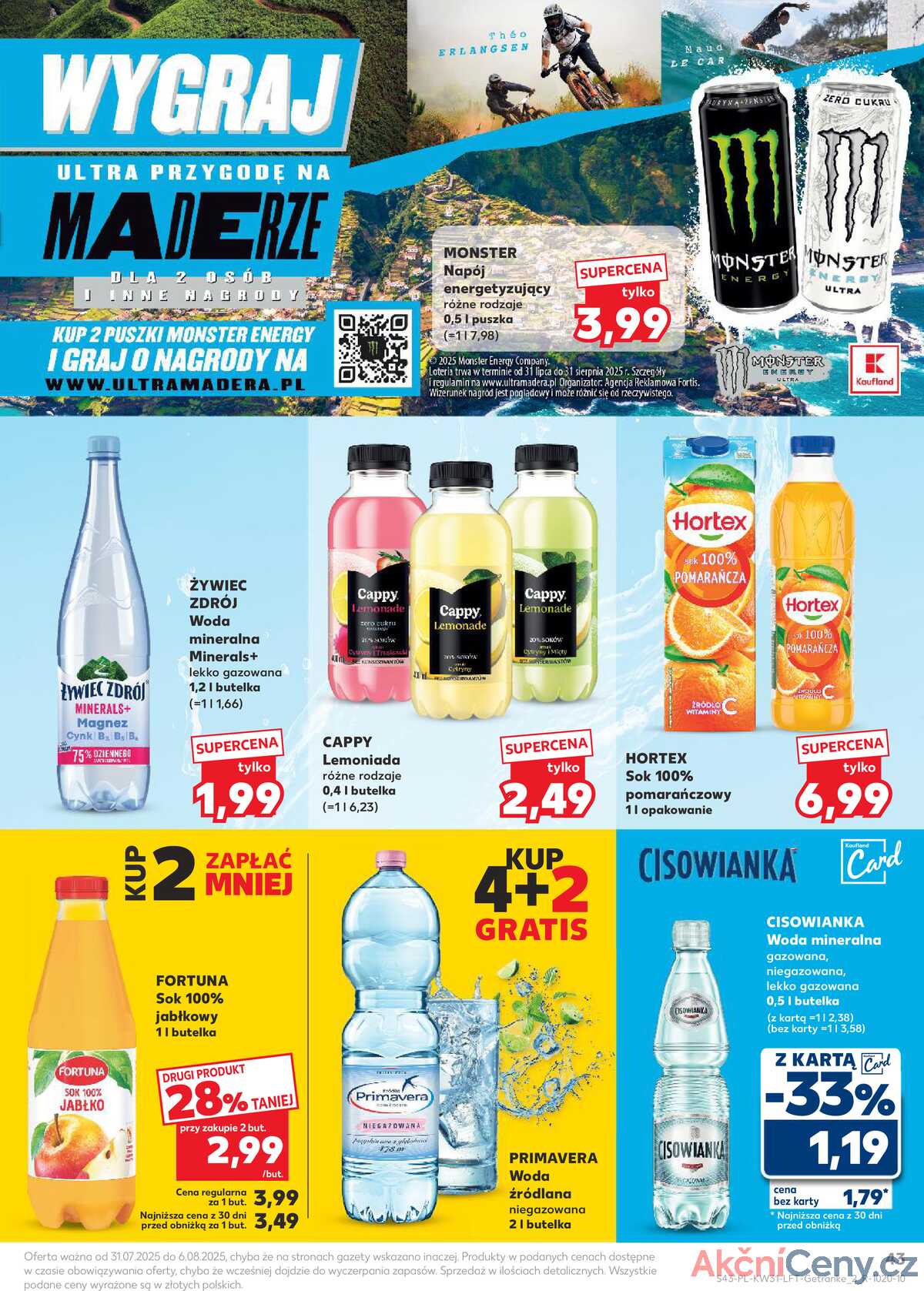 Leták Kaufland Polsko 31.7.-6.8.2025 - Noviny týdne strana 43