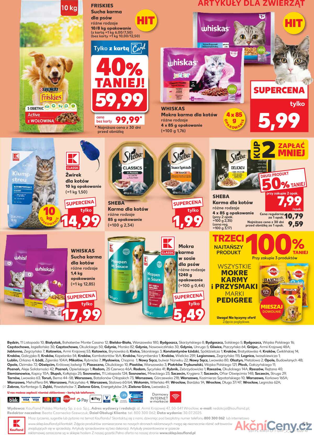 Leták Kaufland Polsko 31.7.-6.8.2025 - Noviny týdne strana 51