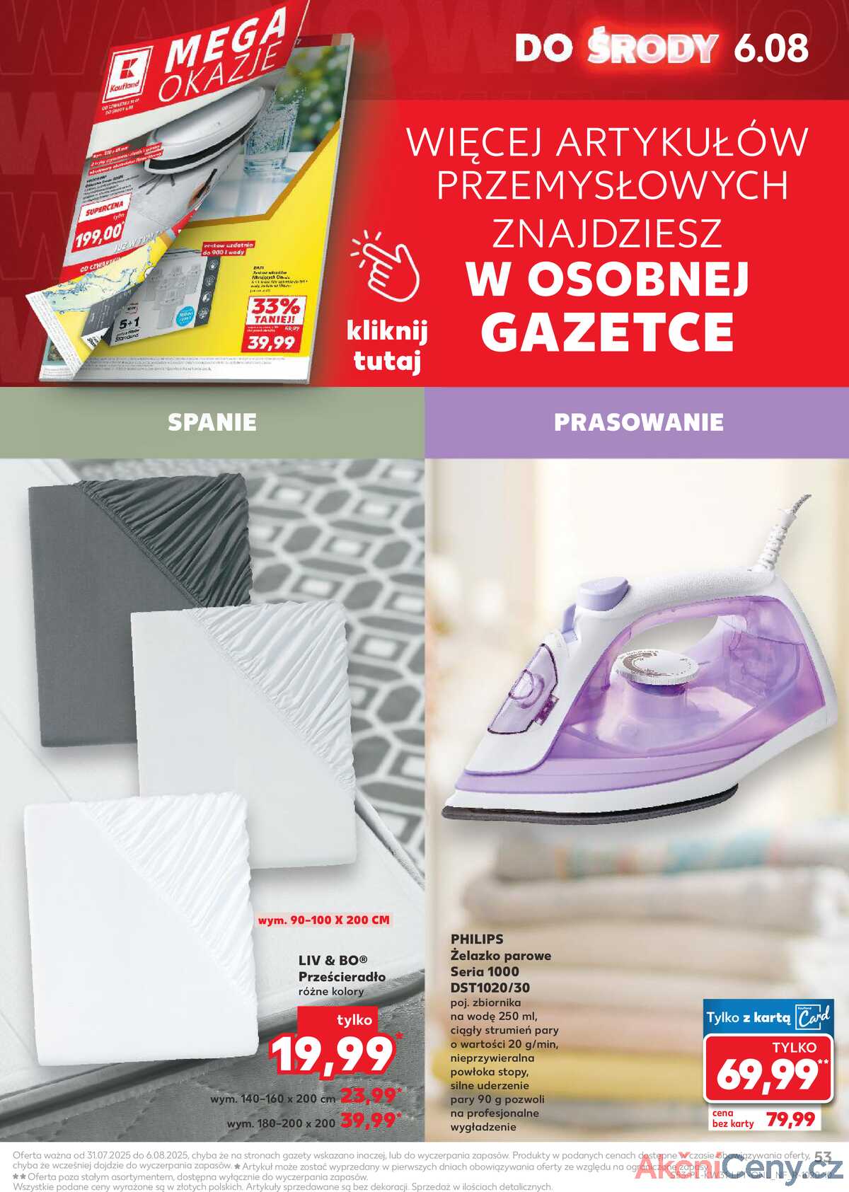 Leták Kaufland Polsko 31.7.-6.8.2025 - Noviny týdne strana 53