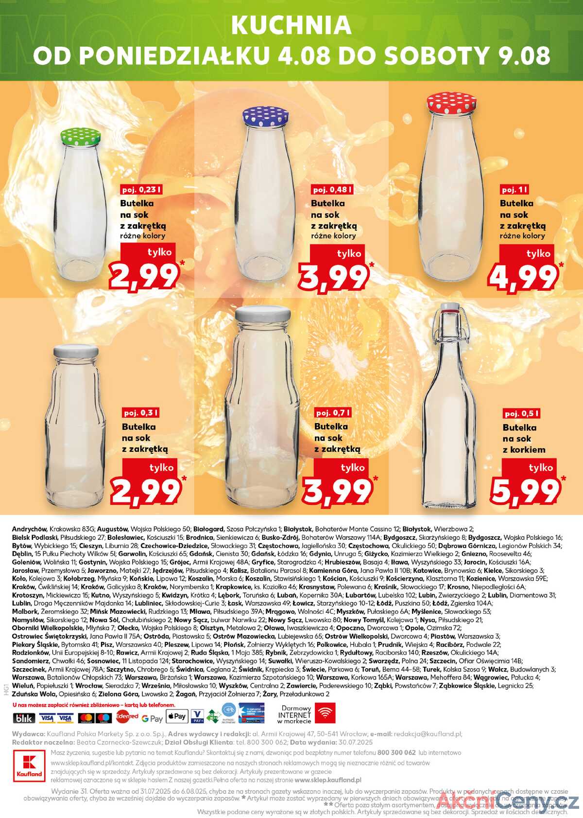 Leták Kaufland Polsko 31.7.-6.8.2025 strana 20