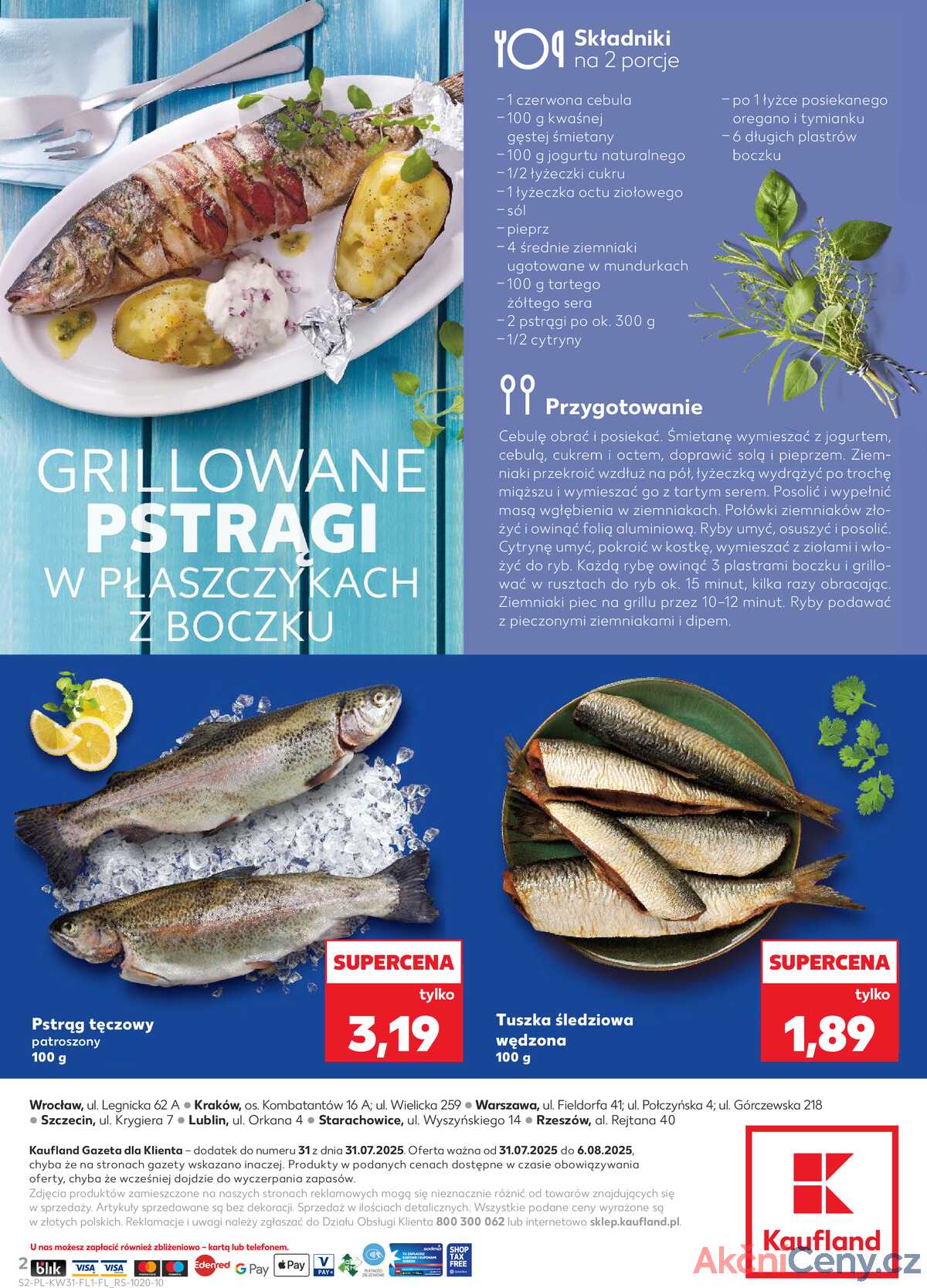 Leták Kaufland Polsko 31.7.-6.8.2025 strana 2