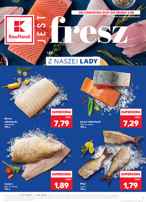 Leták Kaufland Polsko 31.7.-6.8.2025
