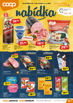 COOP Západočeský region do 12.8.