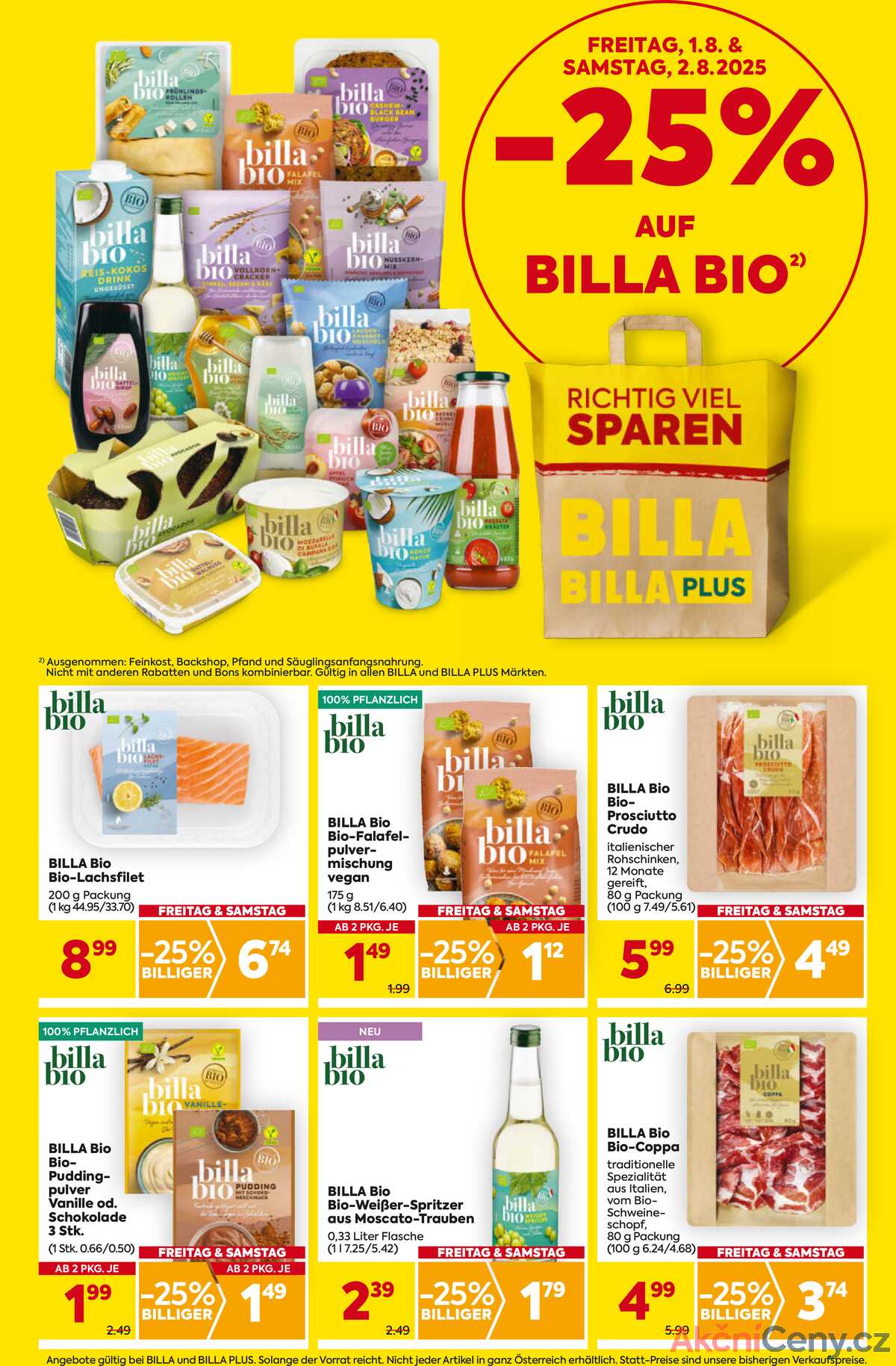 Leták BILLA Rakousko 31.7.-6.8.2025 strana 3