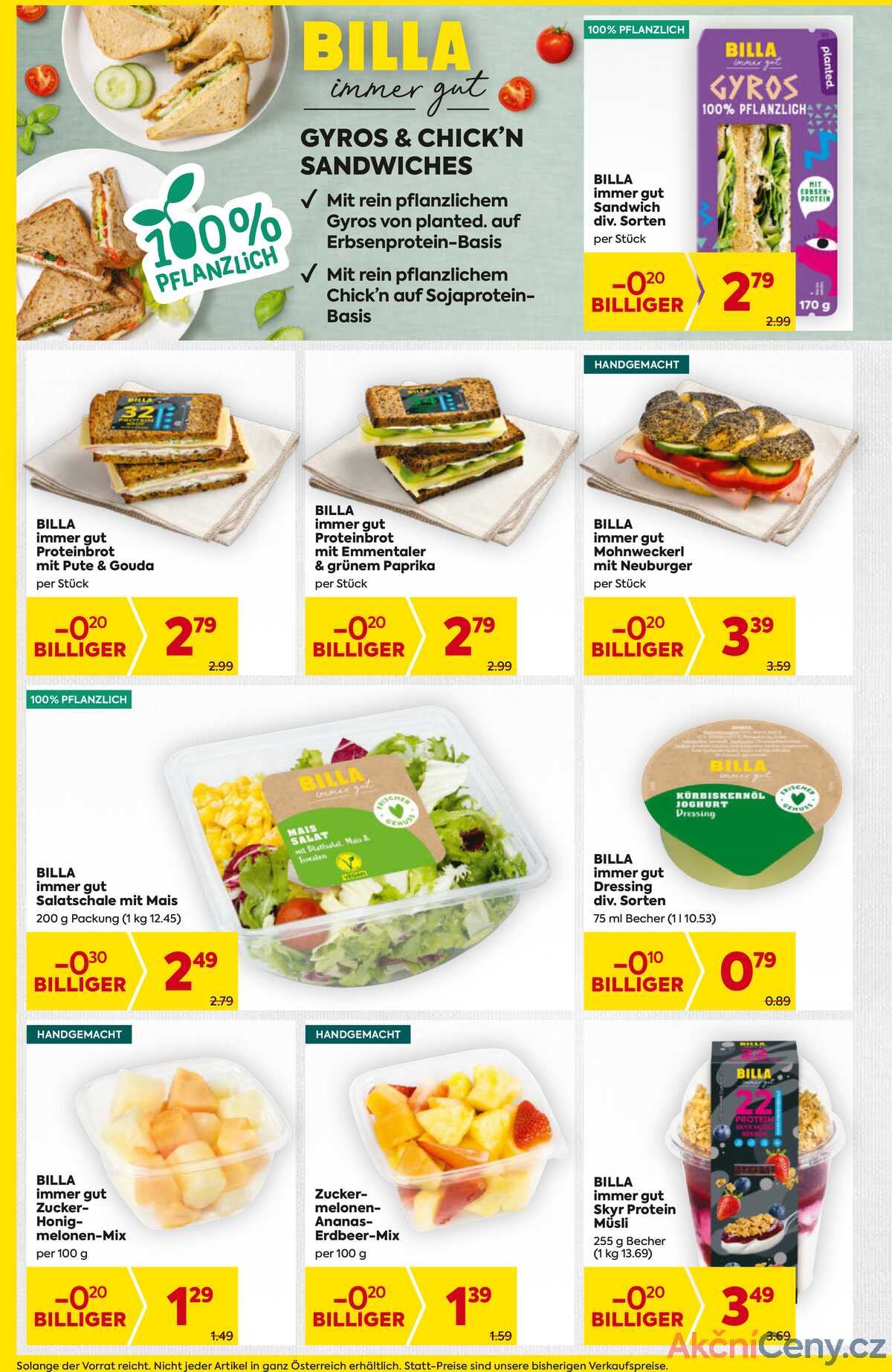 Leták BILLA Rakousko 31.7.-6.8.2025 strana 4