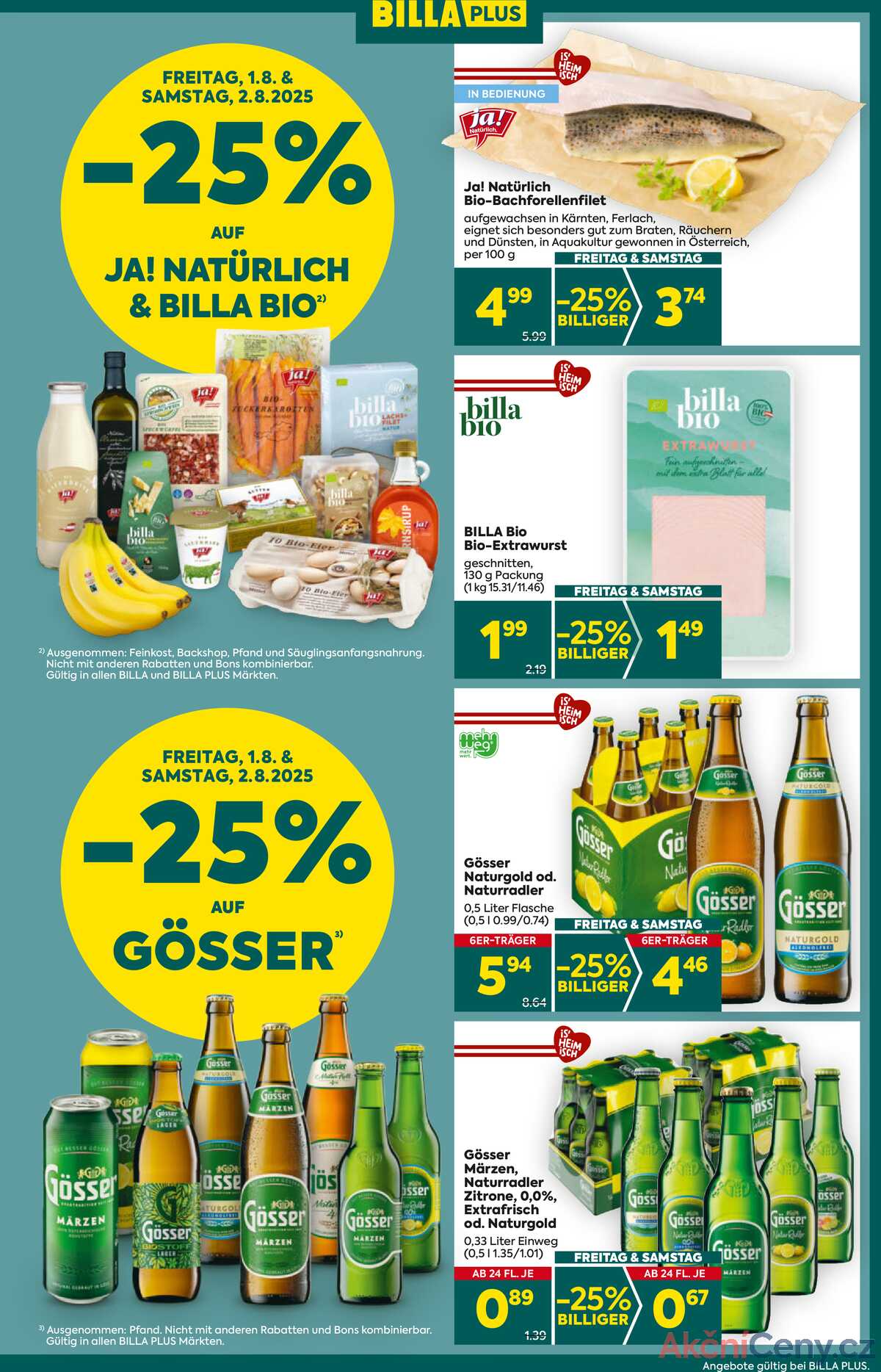 Leták BILLA Rakousko 31.7.-6.8.2025 - BILLA PLUS strana 3
