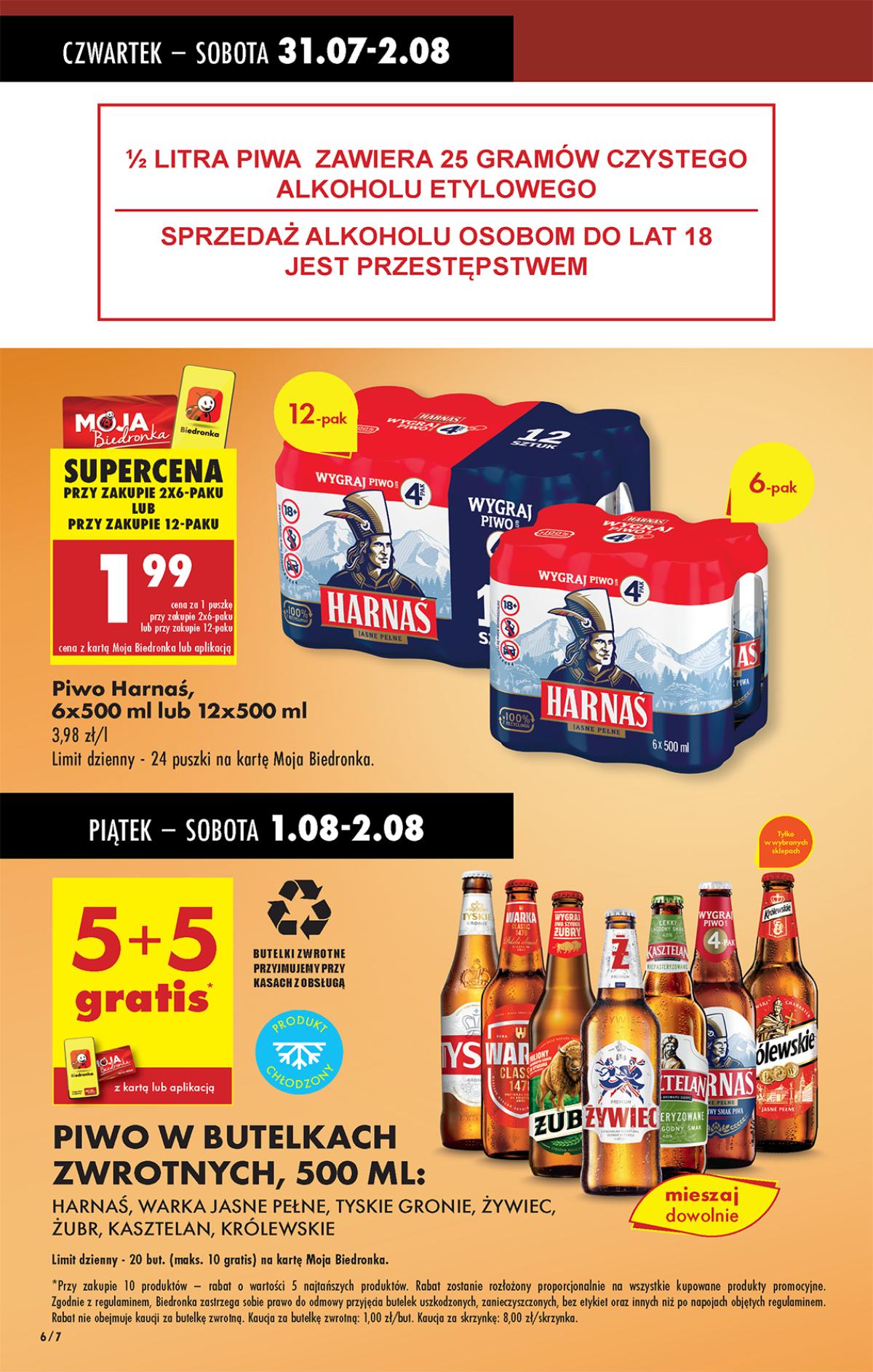 Leták Biedronka Polsko 31.7.-6.8.2025 strana 8
