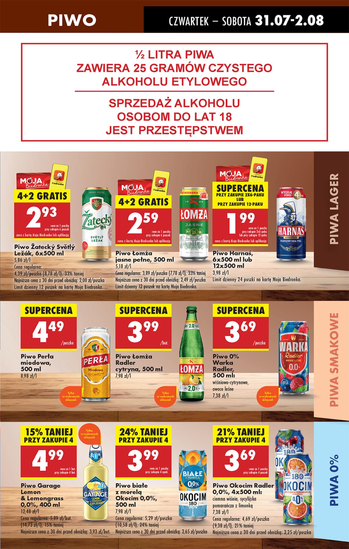 Leták Biedronka Polsko 31.7.-6.8.2025 strana 69