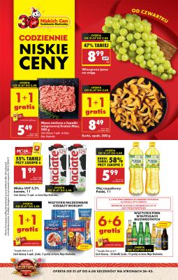 Leták Biedronka Polsko 31.7.-6.8.2025