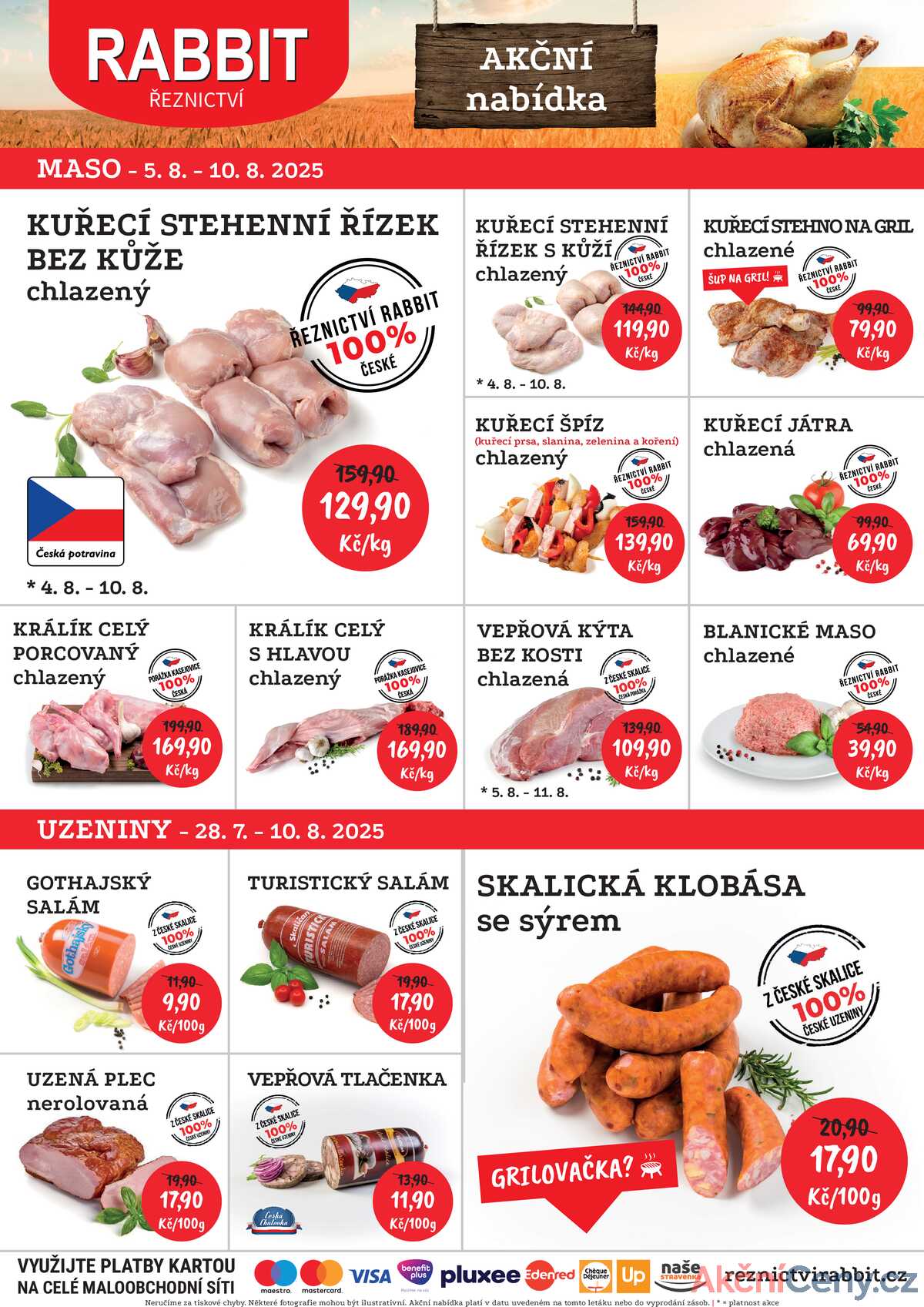 RABBIT řeznictví od 4.8. do 10.8.2025 strana 1