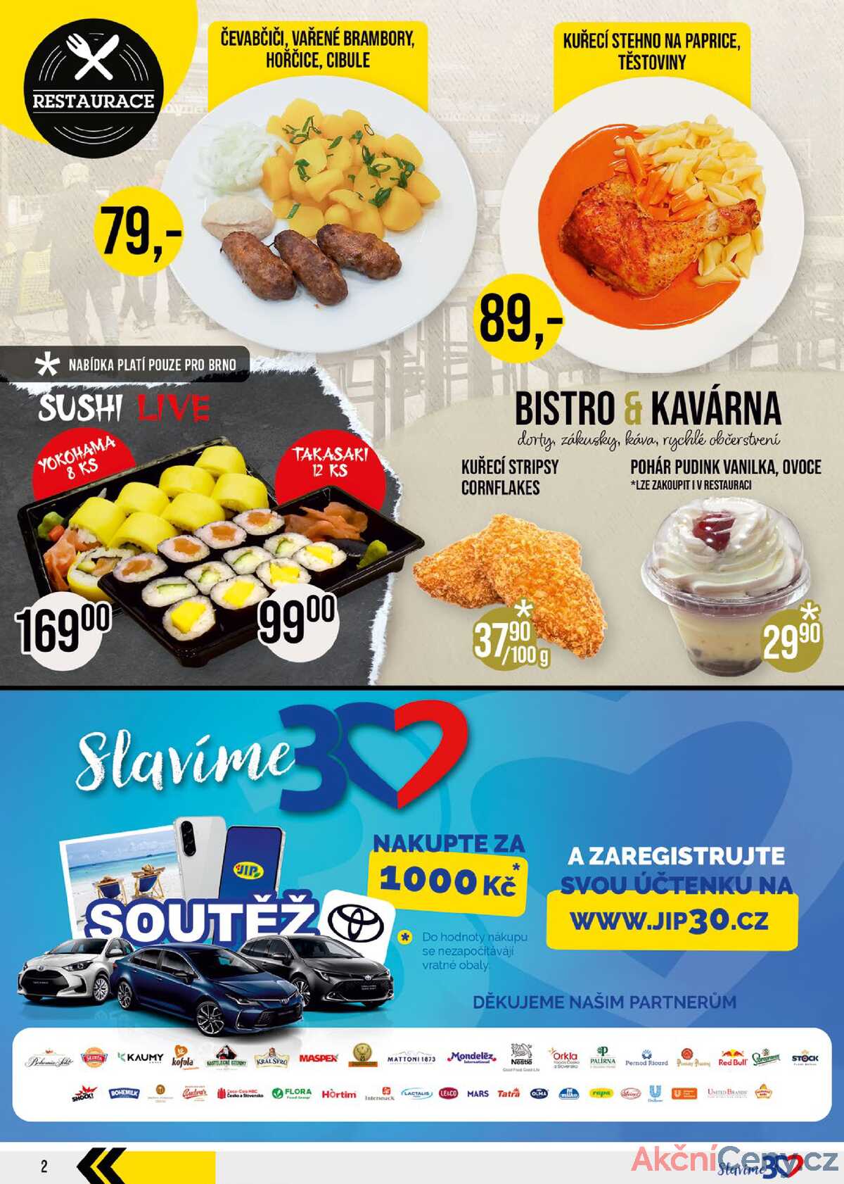 JIP Cash & Carry Brno, Praha, Ostrava od 30.7. do 5.8.2025 strana 2