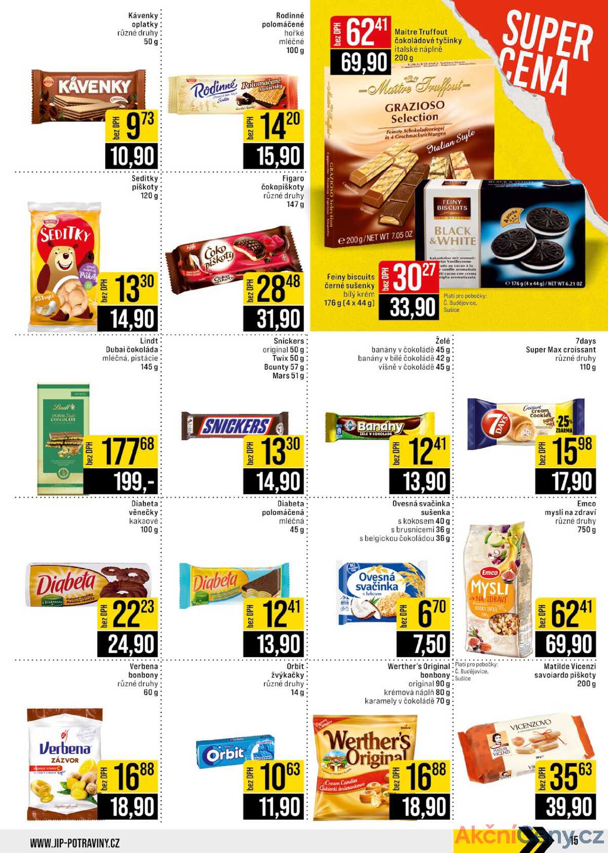 JIP Cash & Carry České Budějovice, Most, Náchod, Polička, Sušice a Svoboda nad Úpou od 30.7. do 5.8.2025 strana 15