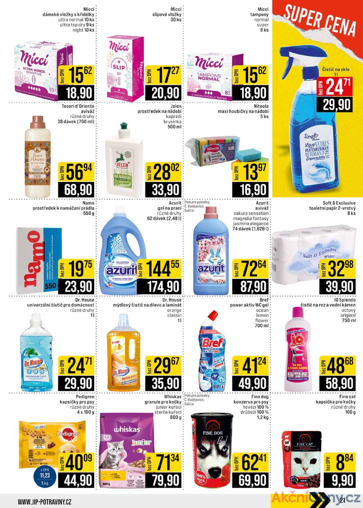 JIP Cash & Carry České Budějovice, Most, Náchod, Polička, Sušice a Svoboda nad Úpou od 30.7. do 5.8.2025 strana 21