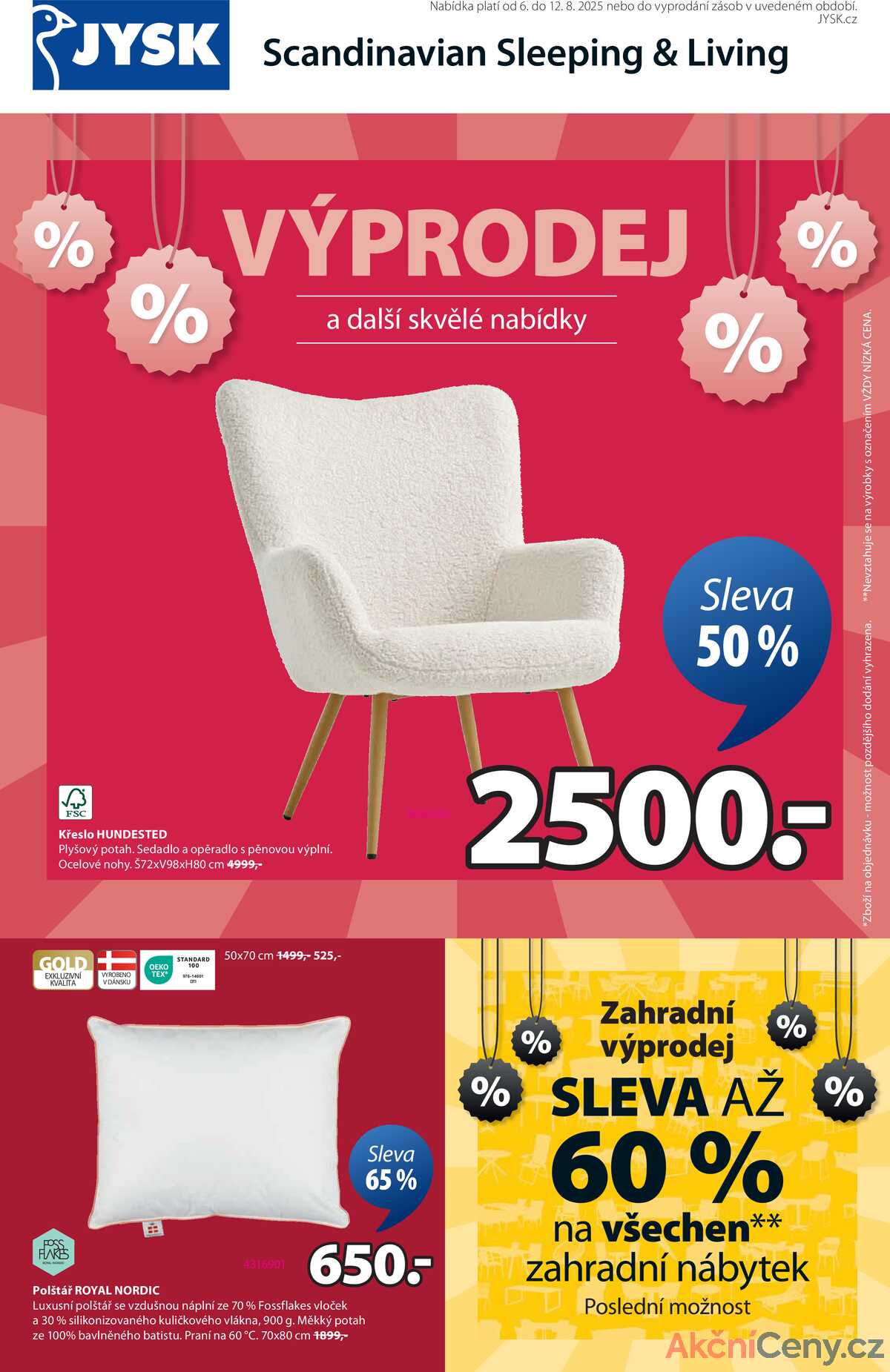 Jysk od 6.8. do 12.8.2025 strana 1