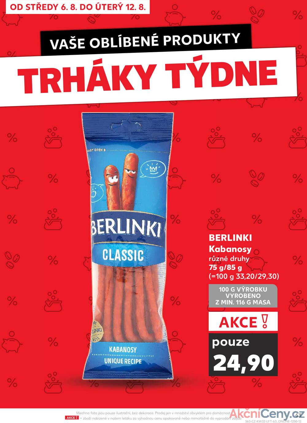 Leták Kaufland - Kaufland 6.8. - 12.8. - Kaufland - Rokycany - strana 63