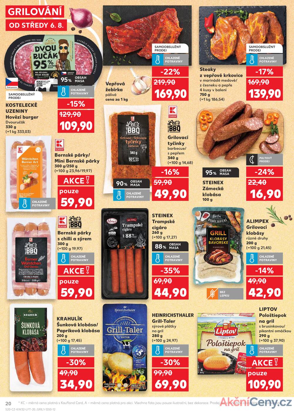 Leták Kaufland - Kaufland 6.8. - 12.8. - Kaufland - Hradec Králové - strana 20