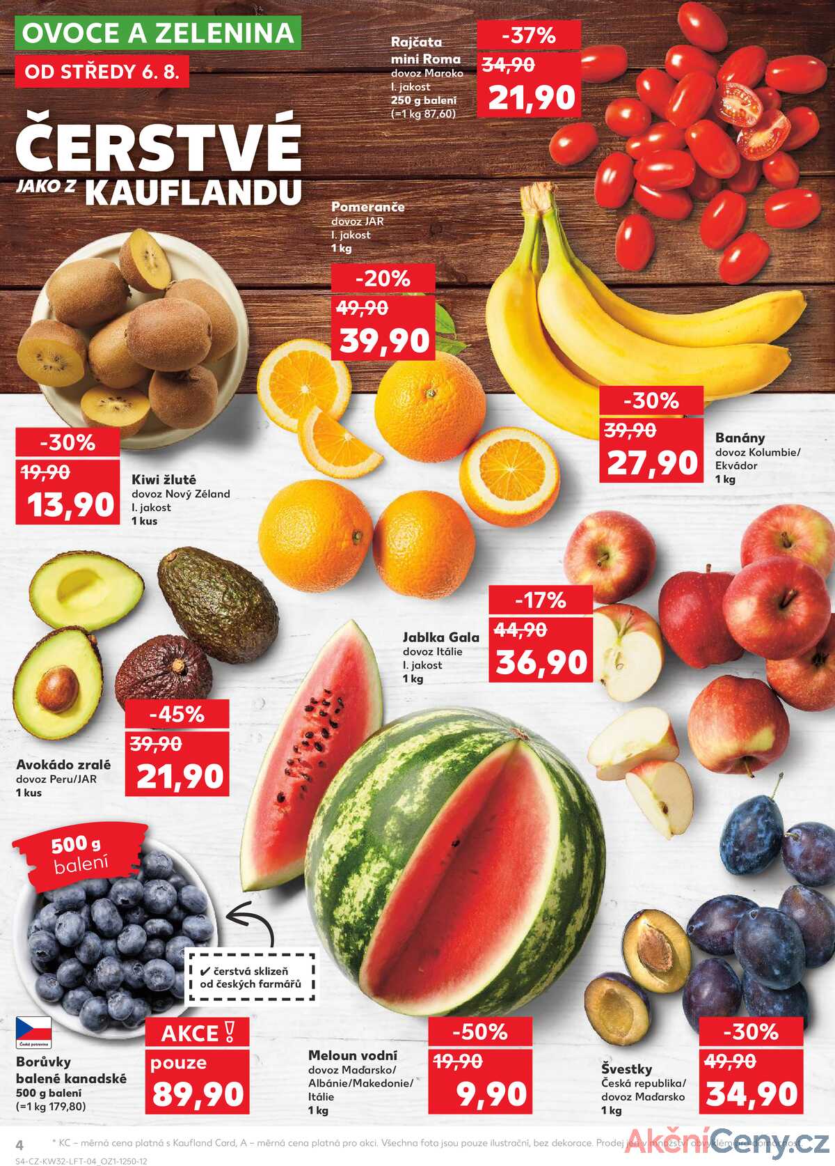 Kaufland 6.8. - 12.8. - Kaufland - Lovosice (Siřejovická) strana 4