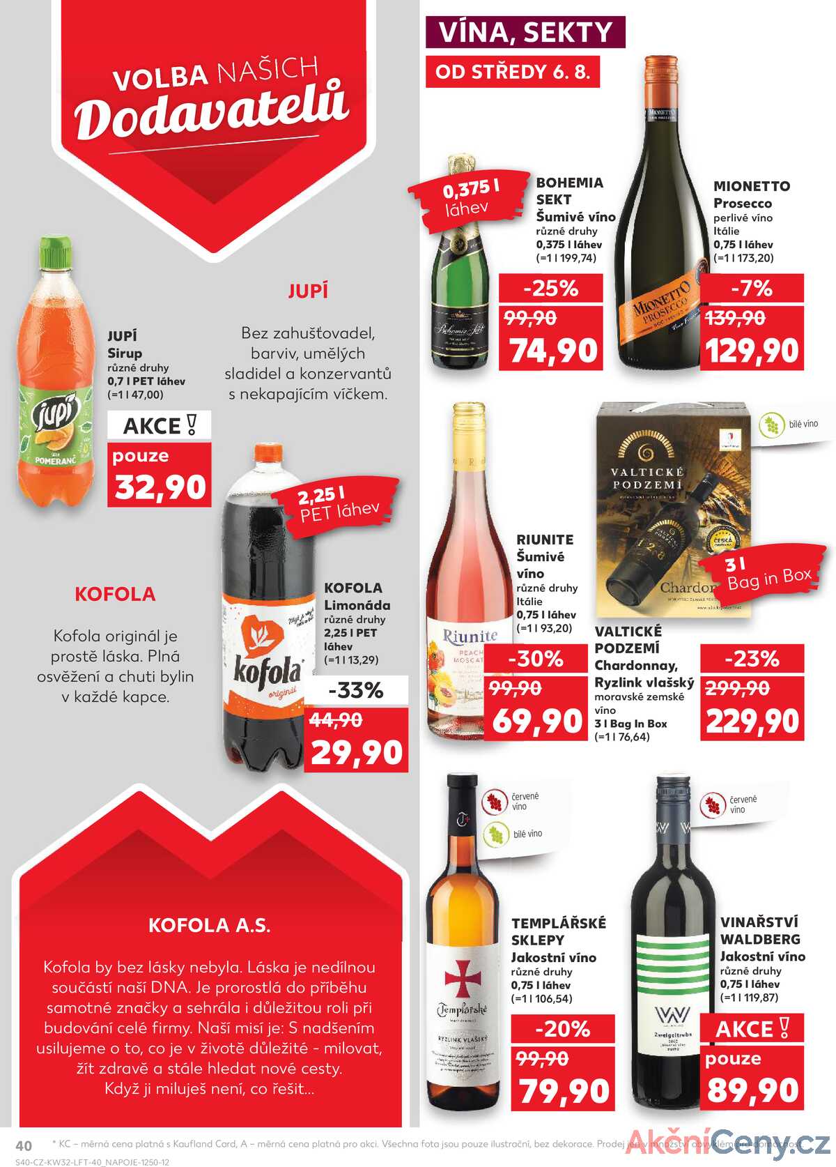 Kaufland 6.8. - 12.8. - Kaufland - Zlín ( OC Čepkov) strana 40