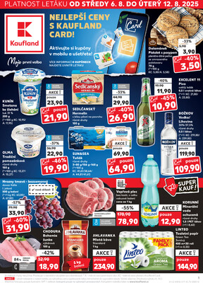 Kaufland 6.8. - 12.8. - Kaufland - Bohumín