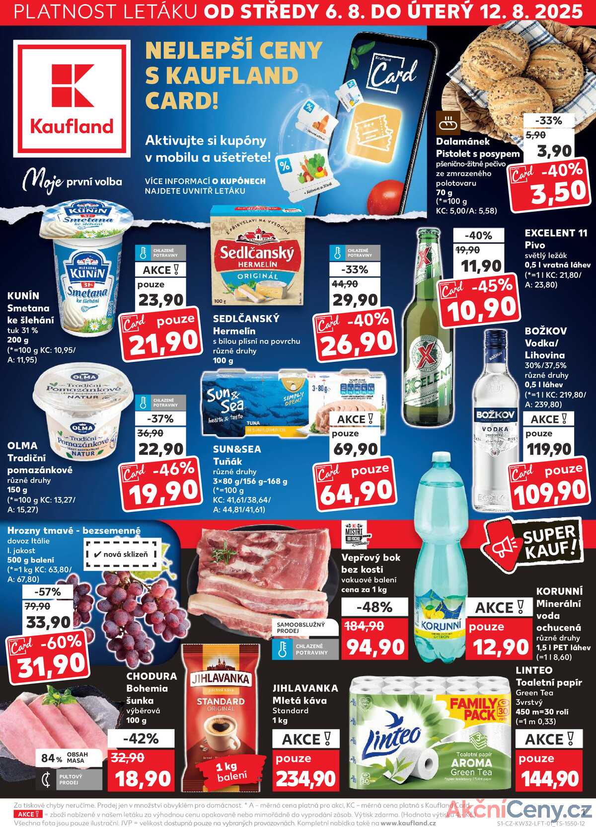 Kaufland 6.8. - 12.8. - Kaufland - Havlíčkův Brod strana 1