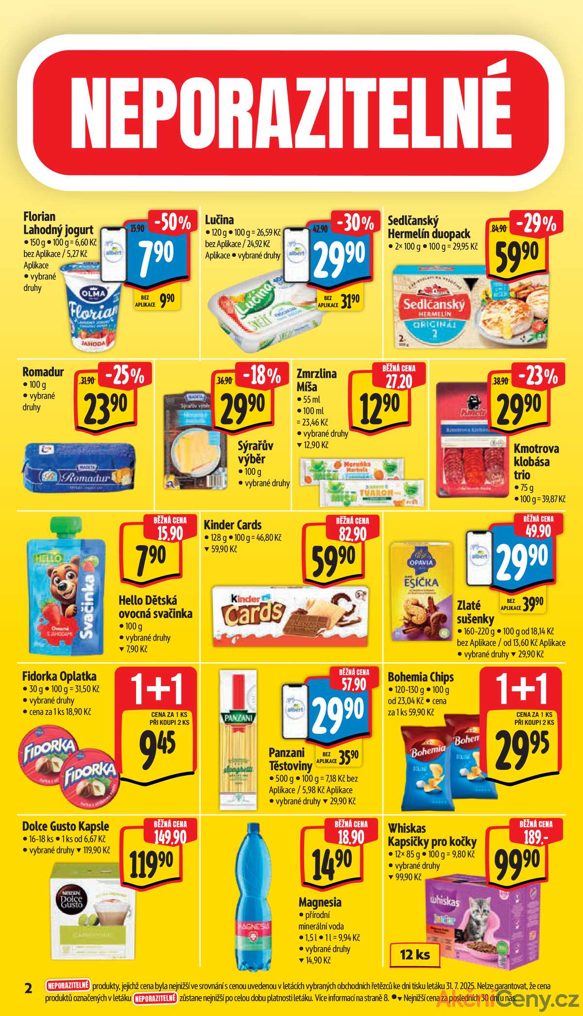 Albert Supermarket od 6.8. do 12.8.2025 strana 2