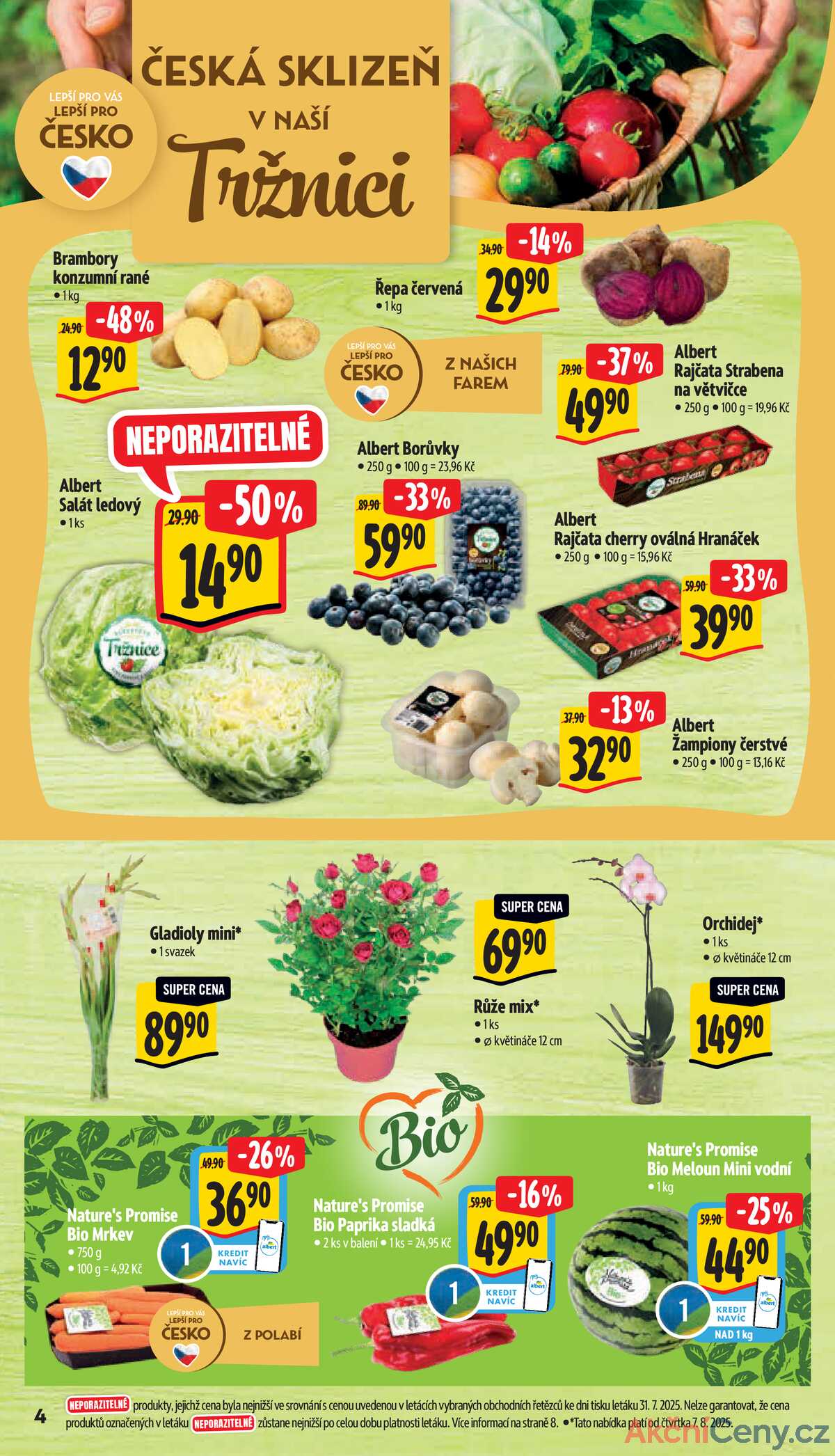 Albert Supermarket od 6.8. do 12.8.2025 strana 4