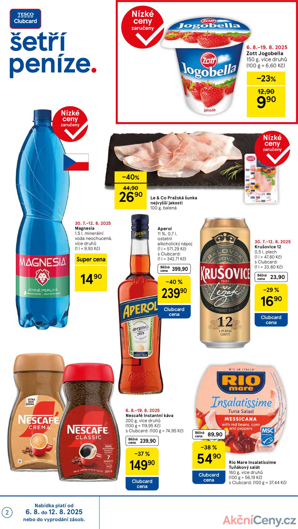 Tesco supermarkety od 6.8. do 12.8.2025 strana 2