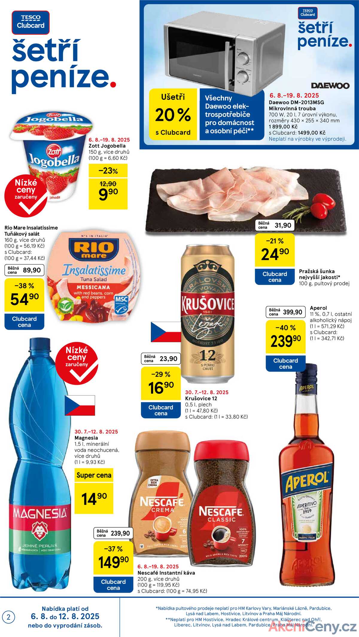 Tesco malé hypermarkety od 6.8. do 12.8.2025 strana 2