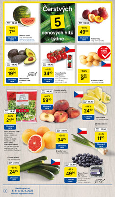 Tesco malé hypermarkety od 6.8. do 12.8.2025