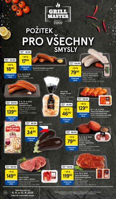 Tesco malé hypermarkety od 6.8. do 12.8.2025