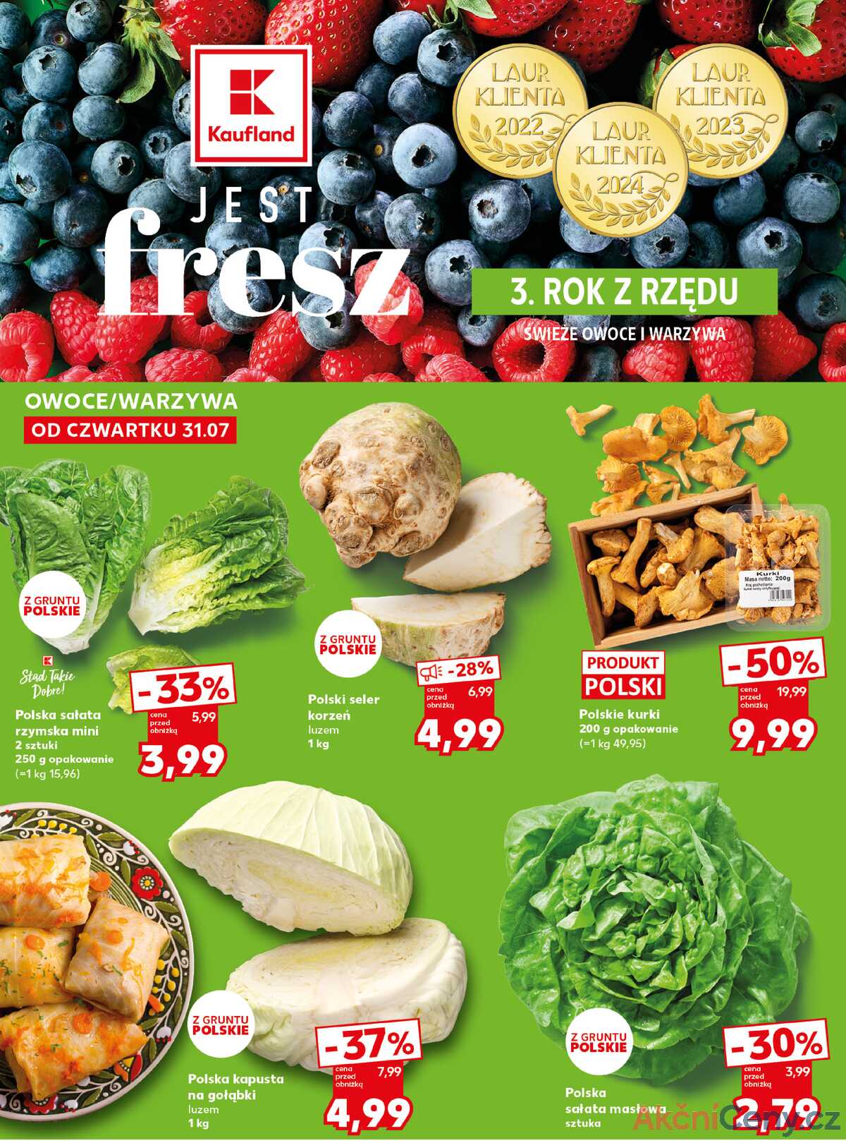 Leták Kaufland Polsko 4.8.-6.8.2025 - Silný start strana 10
