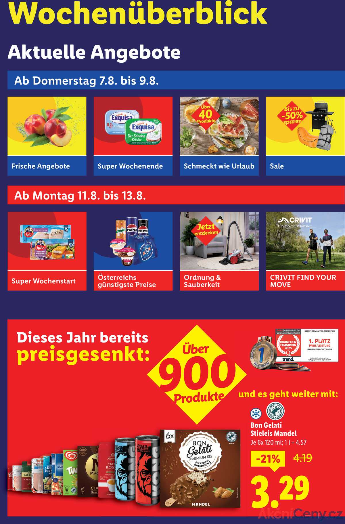 Leták Lidl Rakousko 7.8.-13.8.2025 strana 2