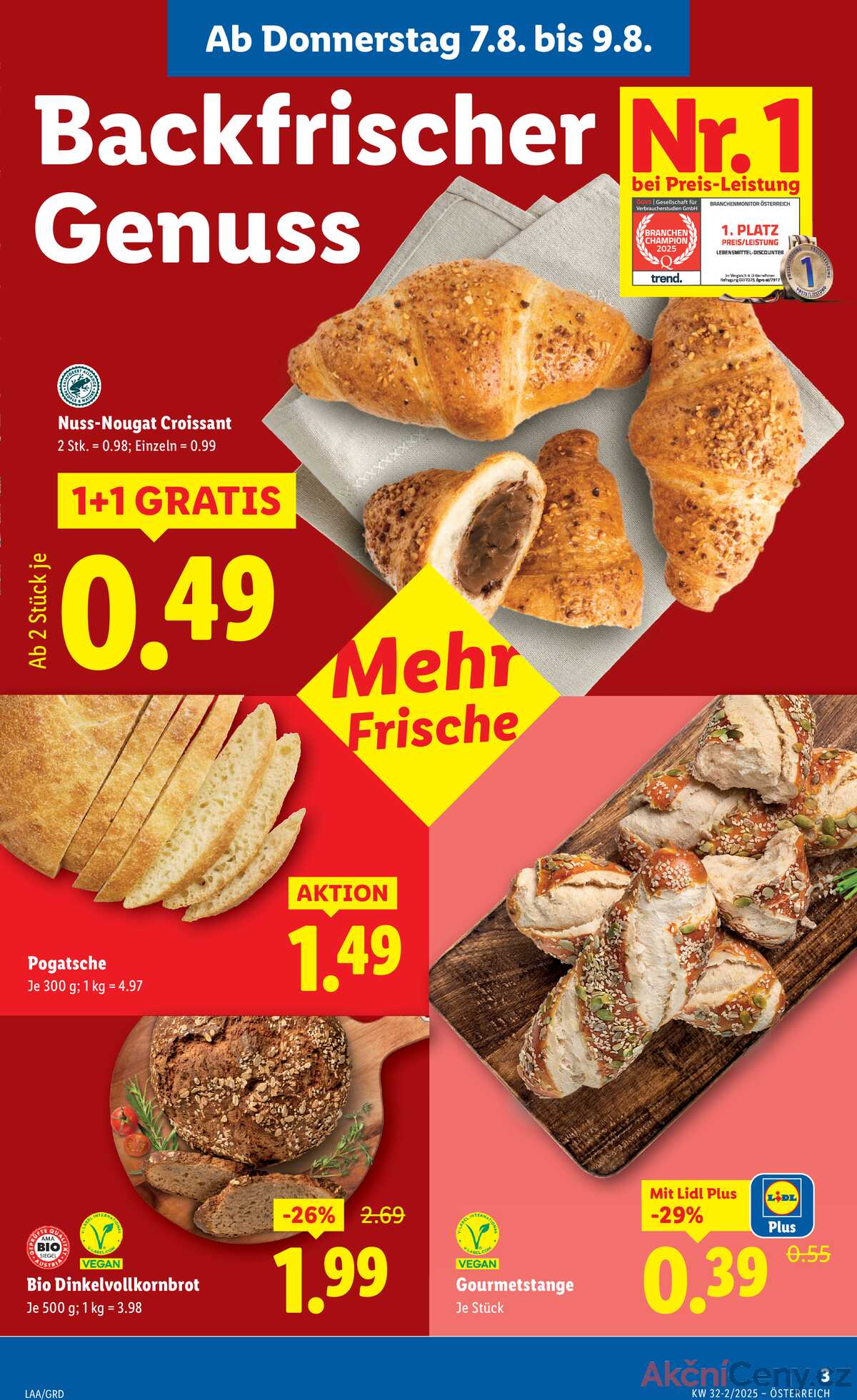 Leták Lidl Rakousko 7.8.-13.8.2025 strana 5