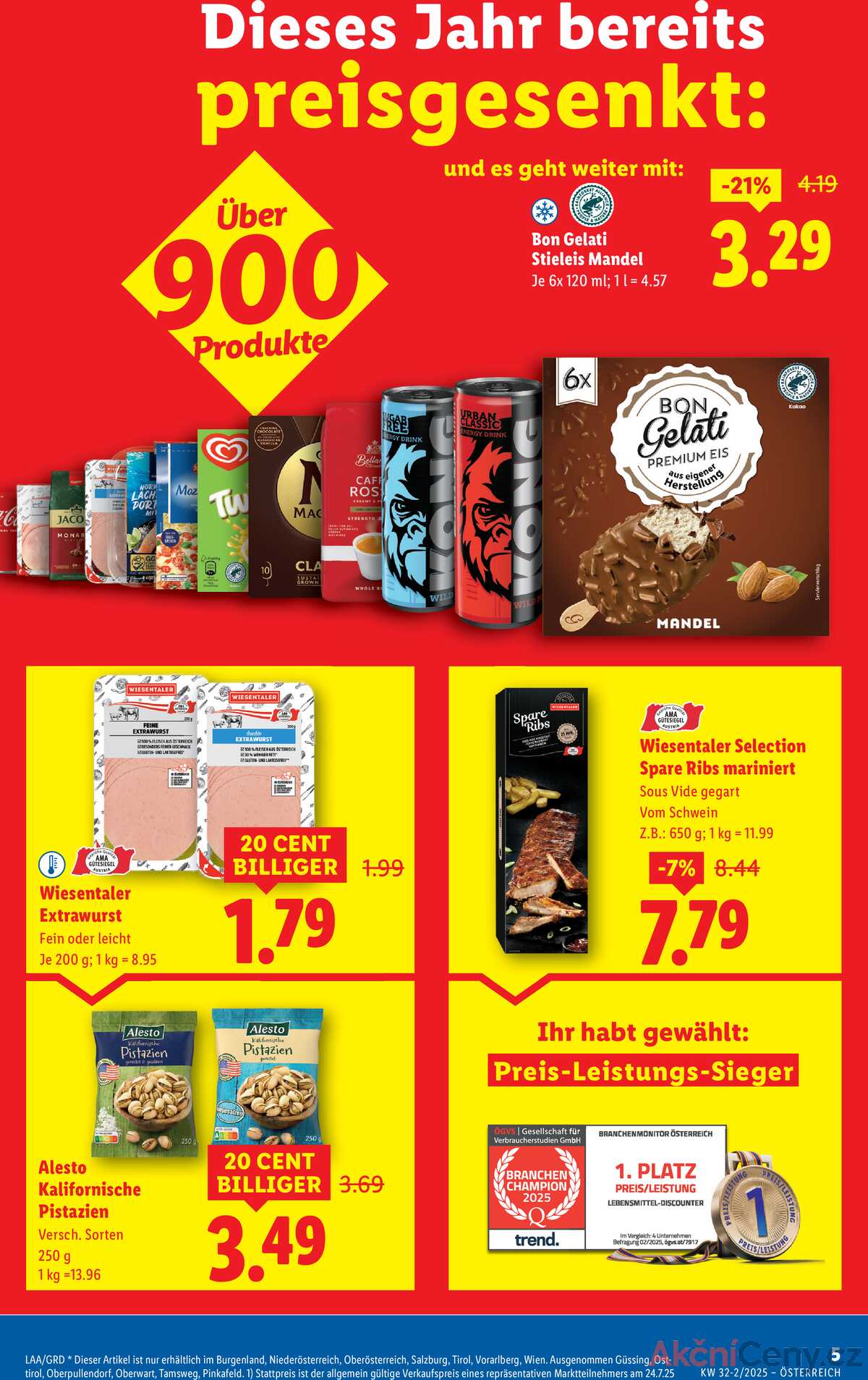 Leták Lidl Rakousko 7.8.-13.8.2025 strana 7