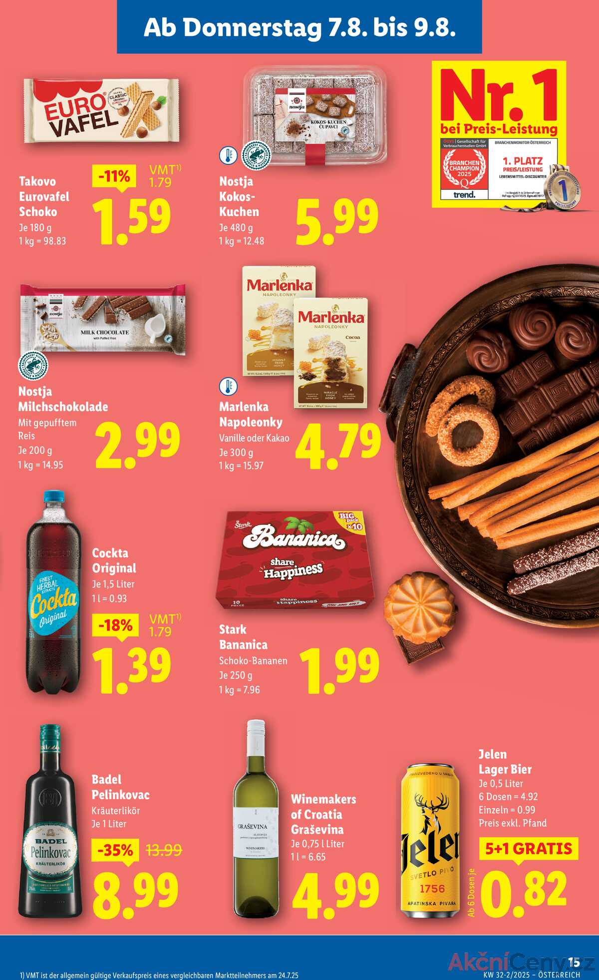 Leták Lidl Rakousko 7.8.-13.8.2025 strana 17