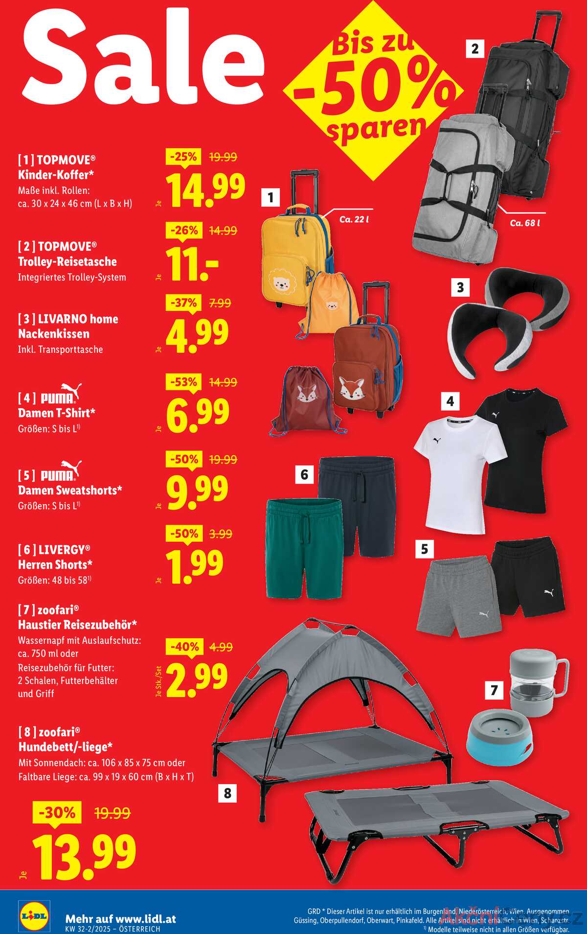 Leták Lidl Rakousko 7.8.-13.8.2025 strana 18