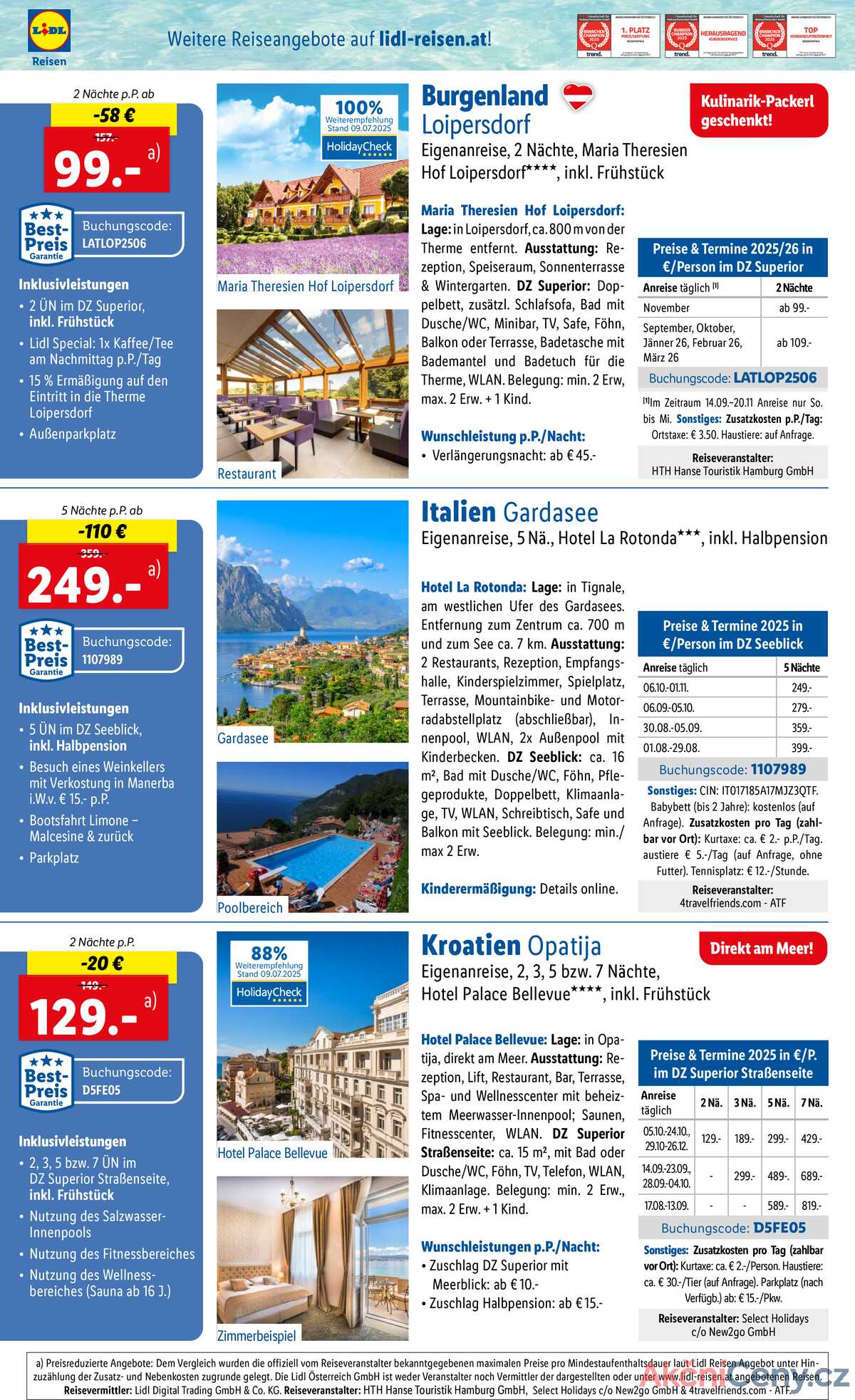 Leták Lidl Rakousko 7.8.-13.8.2025 strana 27