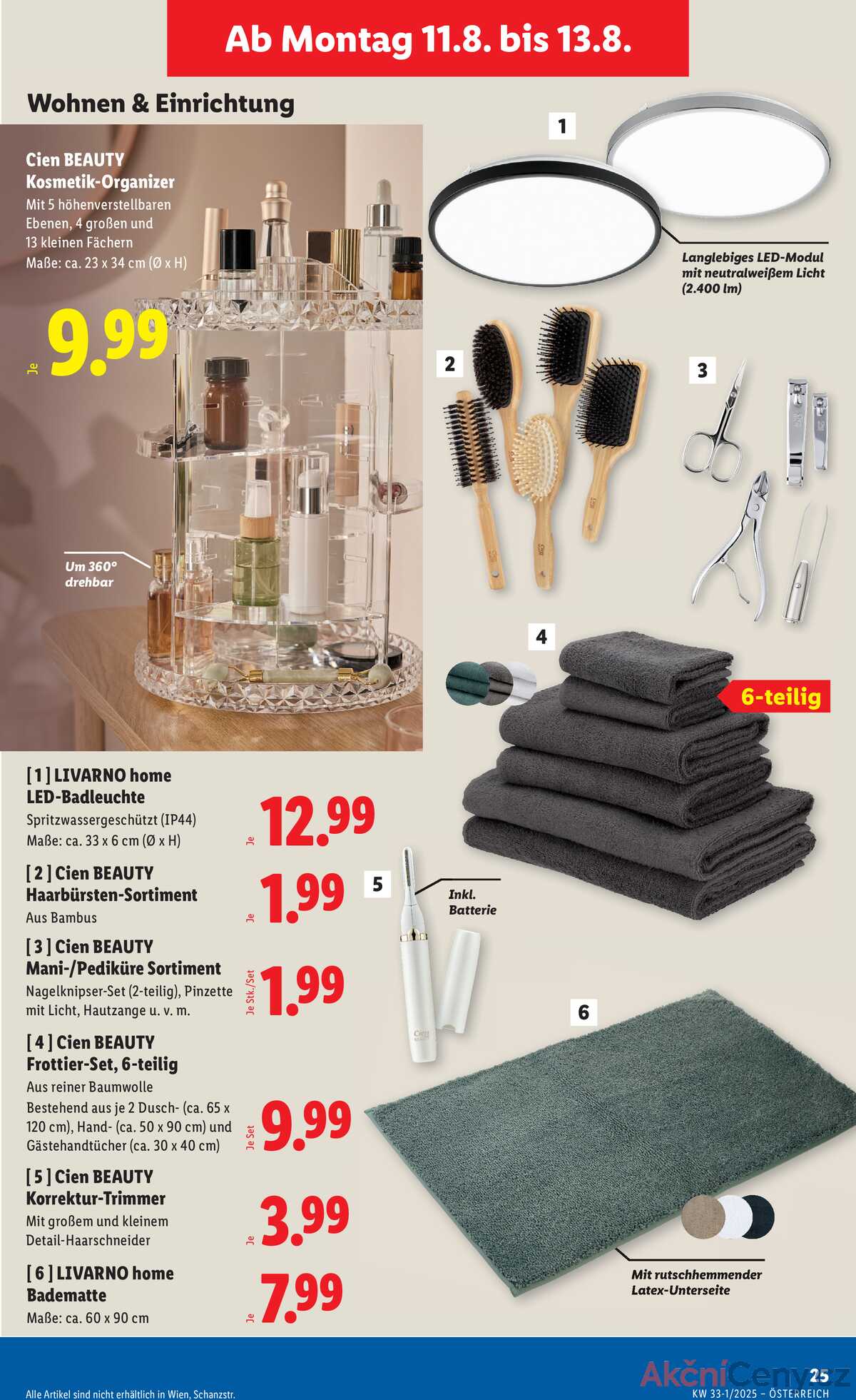 Leták Lidl Rakousko 7.8.-13.8.2025 strana 29