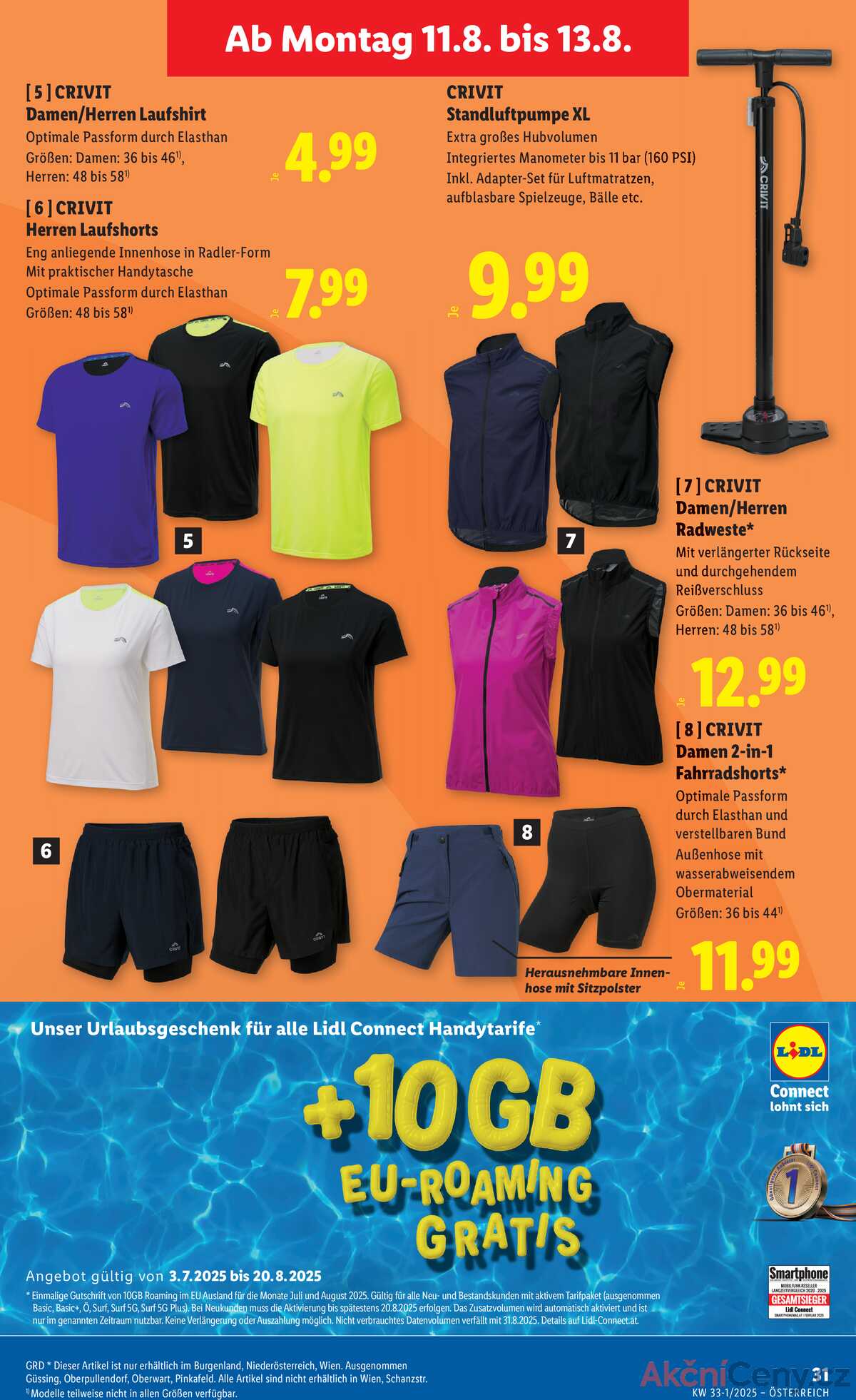 Leták Lidl Rakousko 7.8.-13.8.2025 strana 35